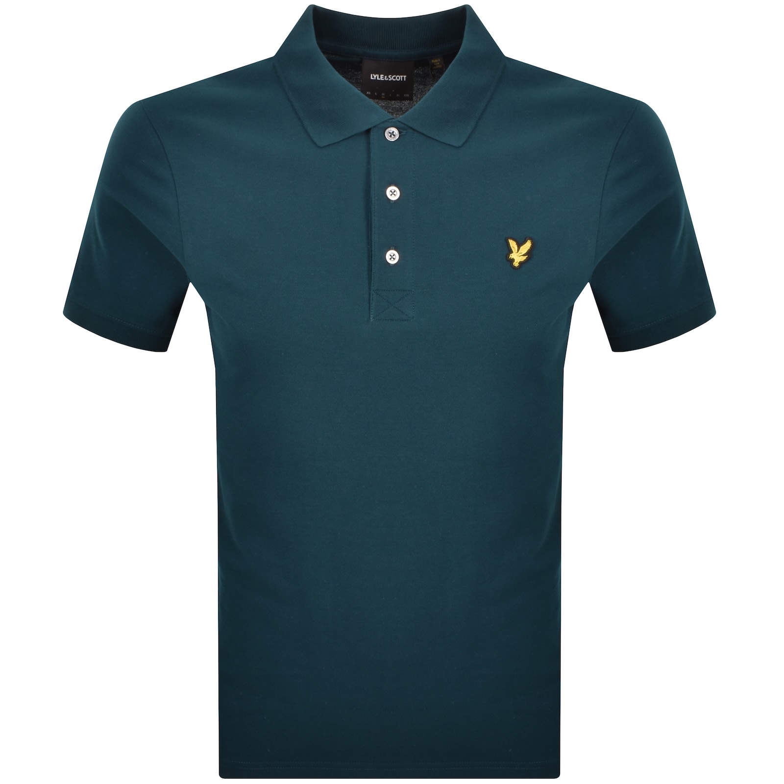 Lyle & Scott Lyle And Scott Plain Polo T Shirt Rich Teal In Green