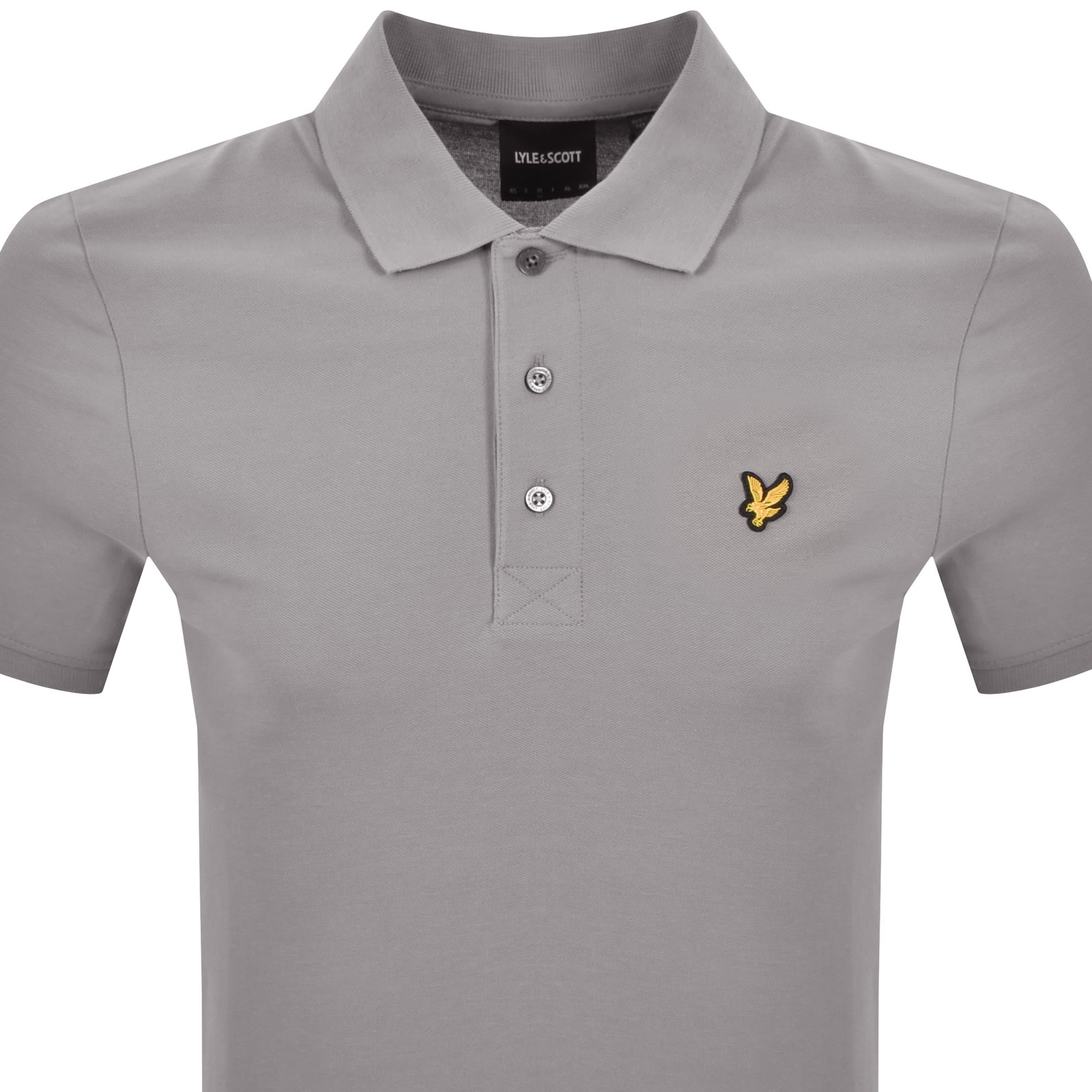 Lyle & Scott Lyle And Scott Plain Polo T Shirt Gull Grey In Gray