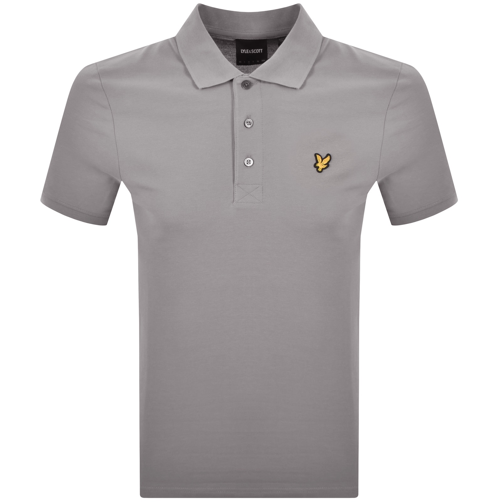 Lyle & Scott Lyle And Scott Plain Polo T Shirt Gull Grey In Gray