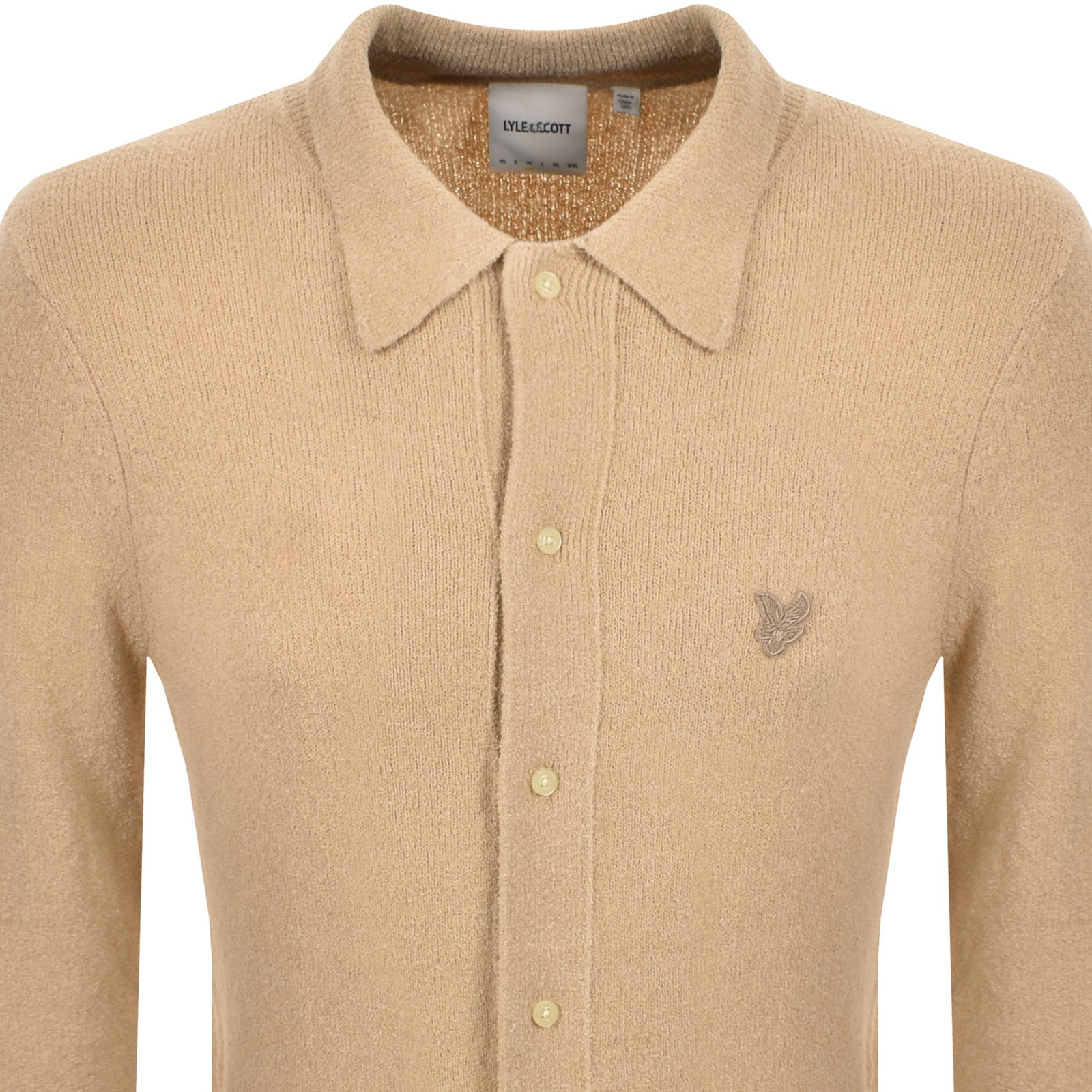 Lyle & Scott Lyle And Scott Knit Cardigan Beige In Brown