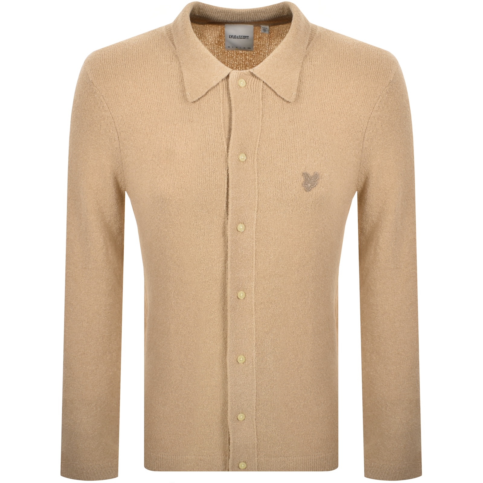 Lyle & Scott Lyle And Scott Knit Cardigan Beige In Brown