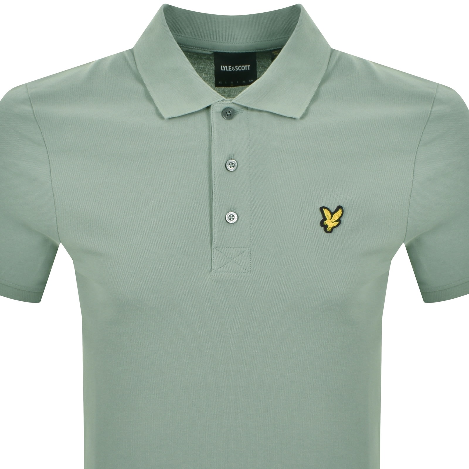 Lyle & Scott Lyle And Scott Plain Polo T Shirt Cold Mint In Green