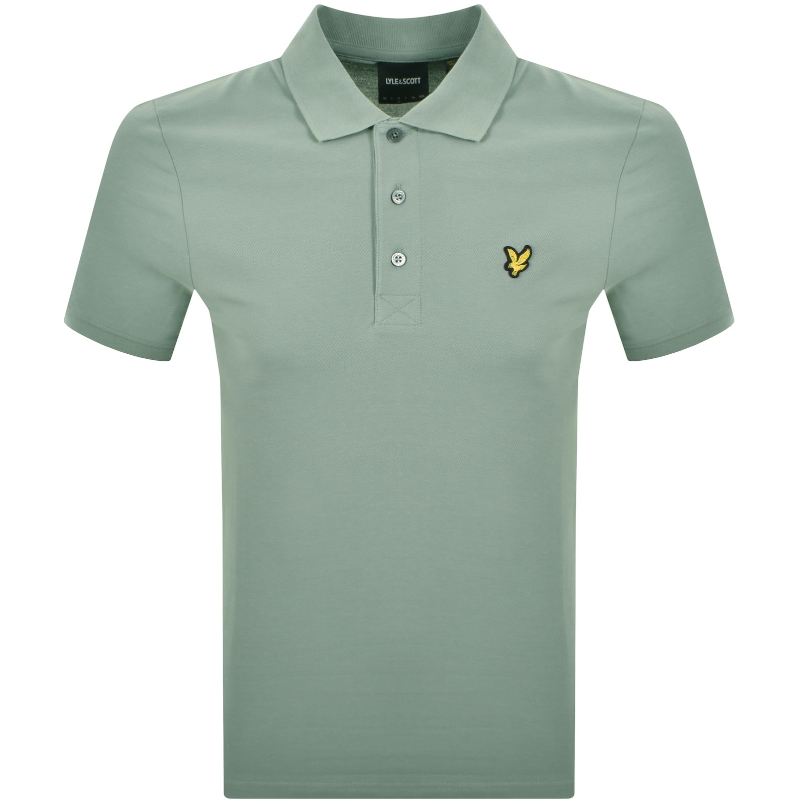 Lyle & Scott Lyle And Scott Plain Polo T Shirt Cold Mint In Green