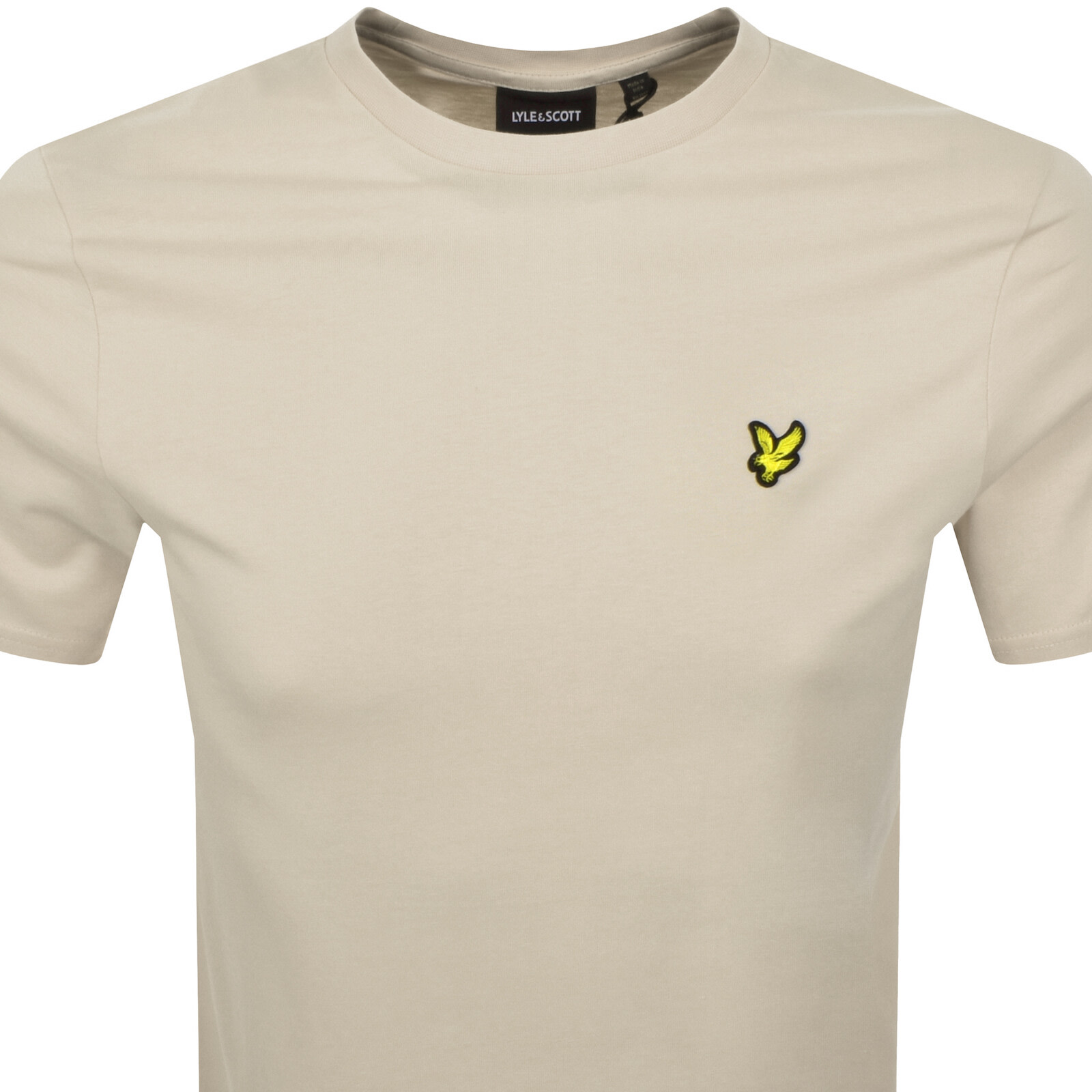Lyle & Scott Lyle And Scott Crew Neck T Shirt Beige In Multi