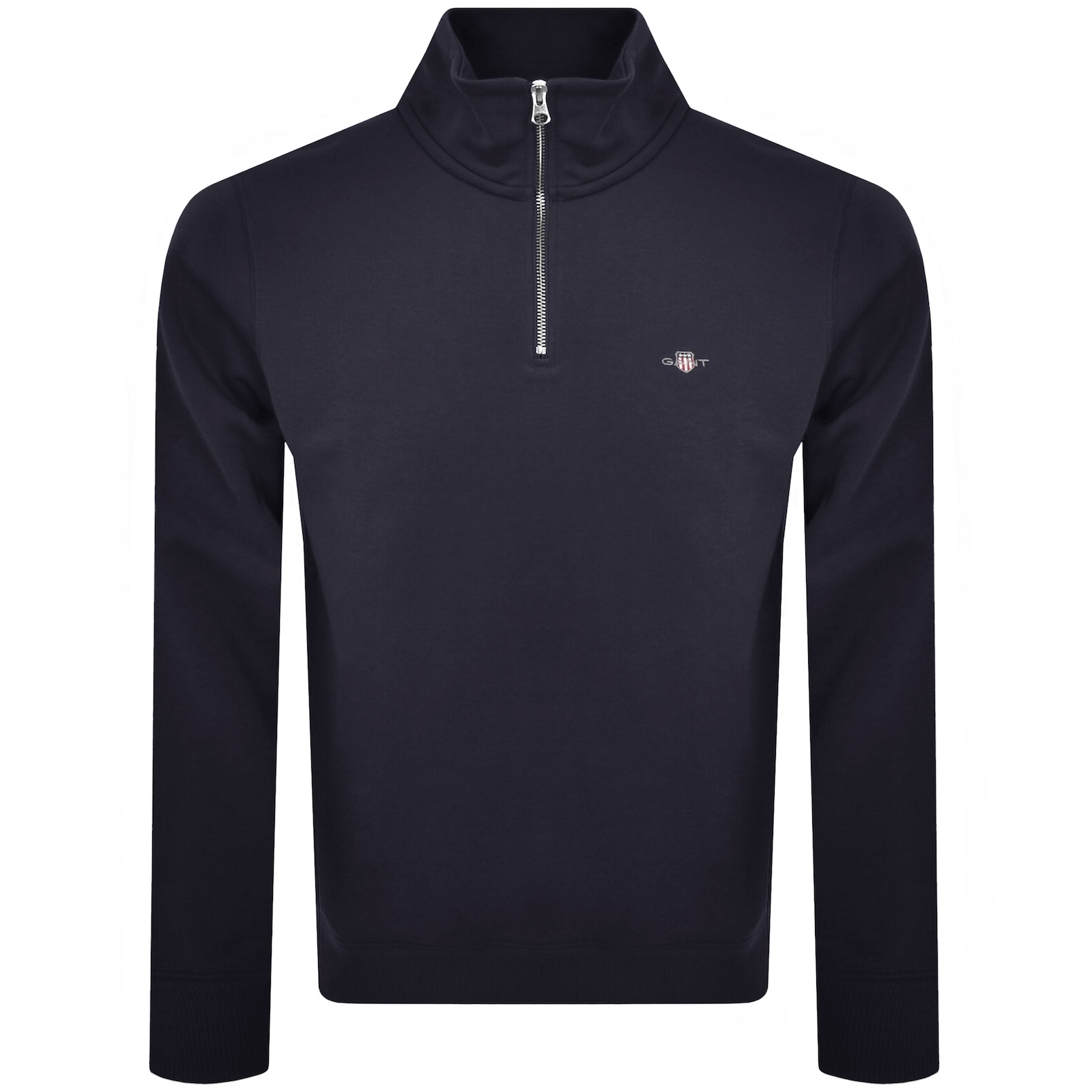 Gant Shield Reg Shield Half Zip Sweatshirt Navy In Multi