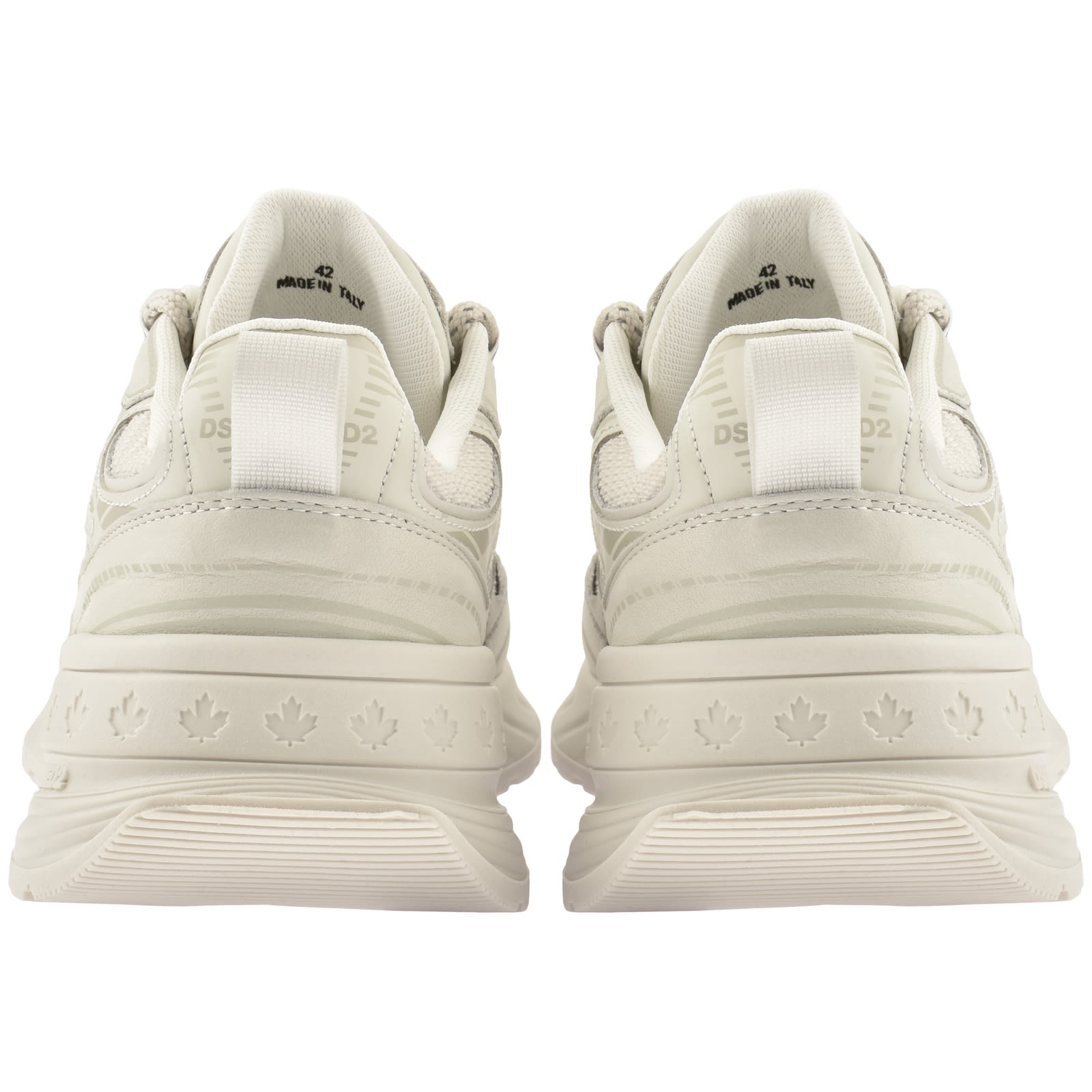 Dsquared2 Sprinter Trainers Cream In Neutral