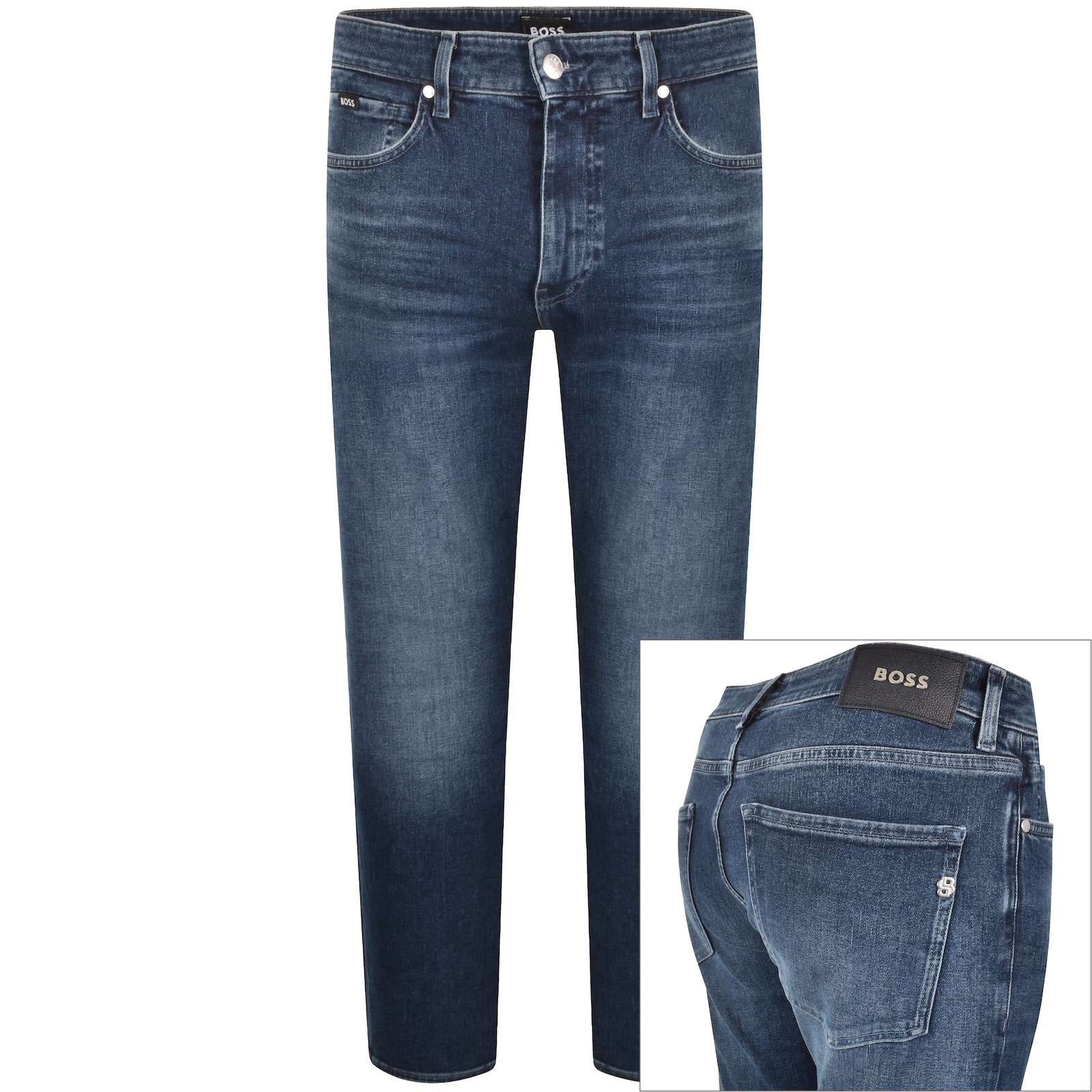 Hugo Boss Boss Delaware Slim Fit Jeans Blue In Blue
