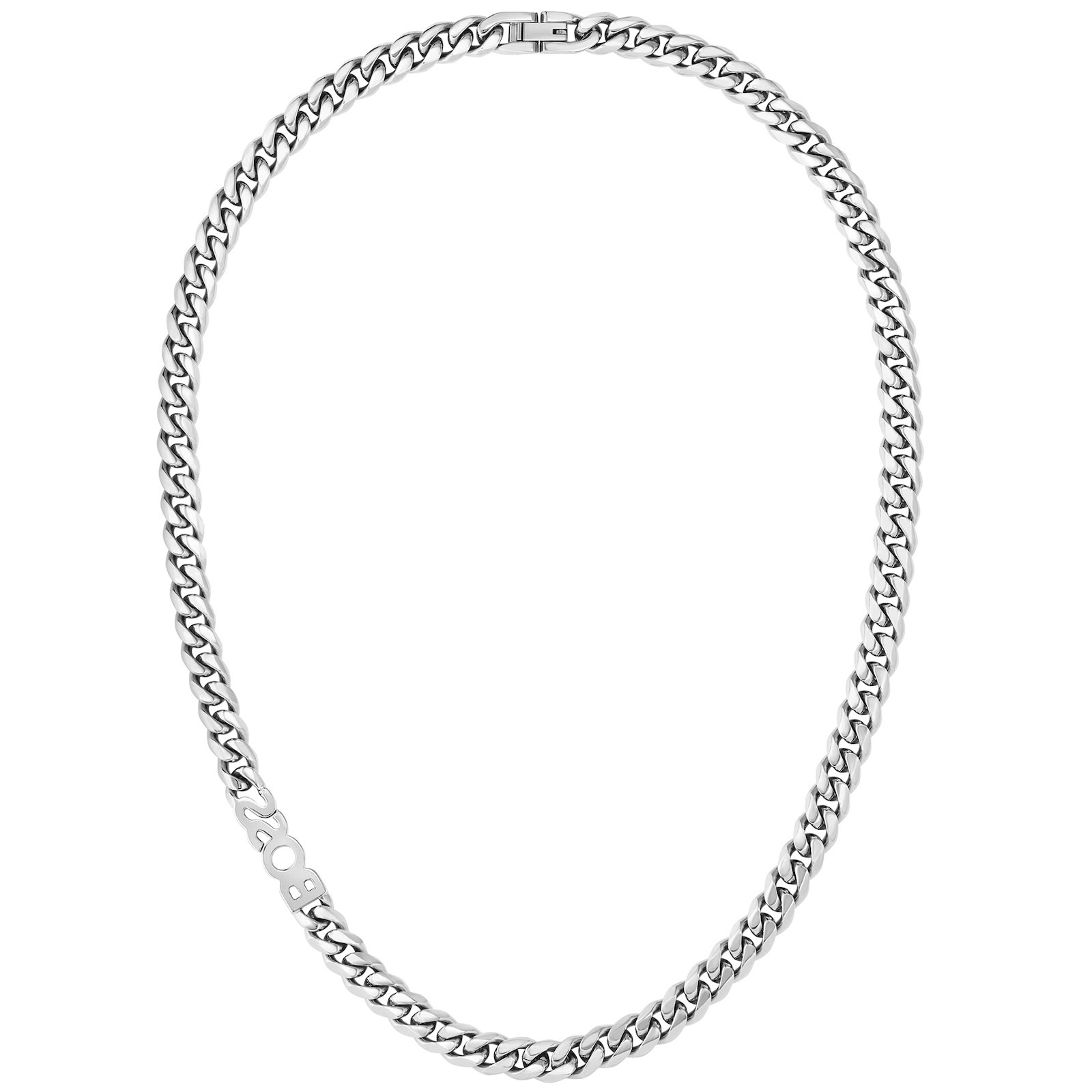 Hugo Boss Boss Kassy Chain Necklace Silver In Silver