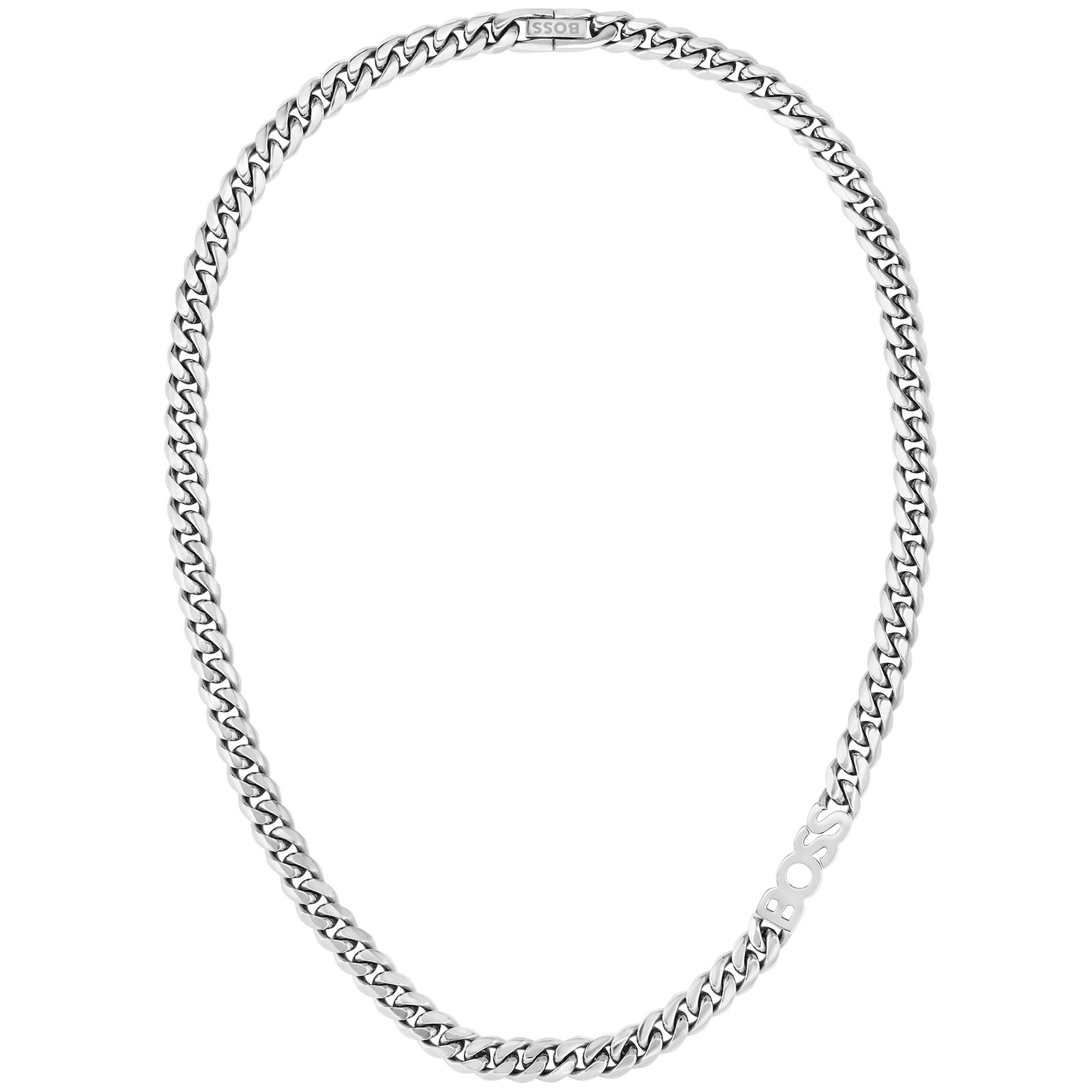 Hugo Boss Boss Kassy Chain Necklace Silver In Silver