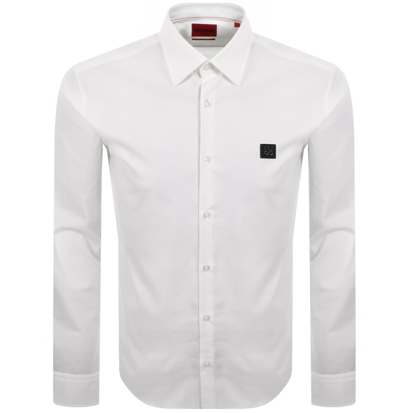 Hugo Boss Hugo Long Sleeved Ermo Shirt White