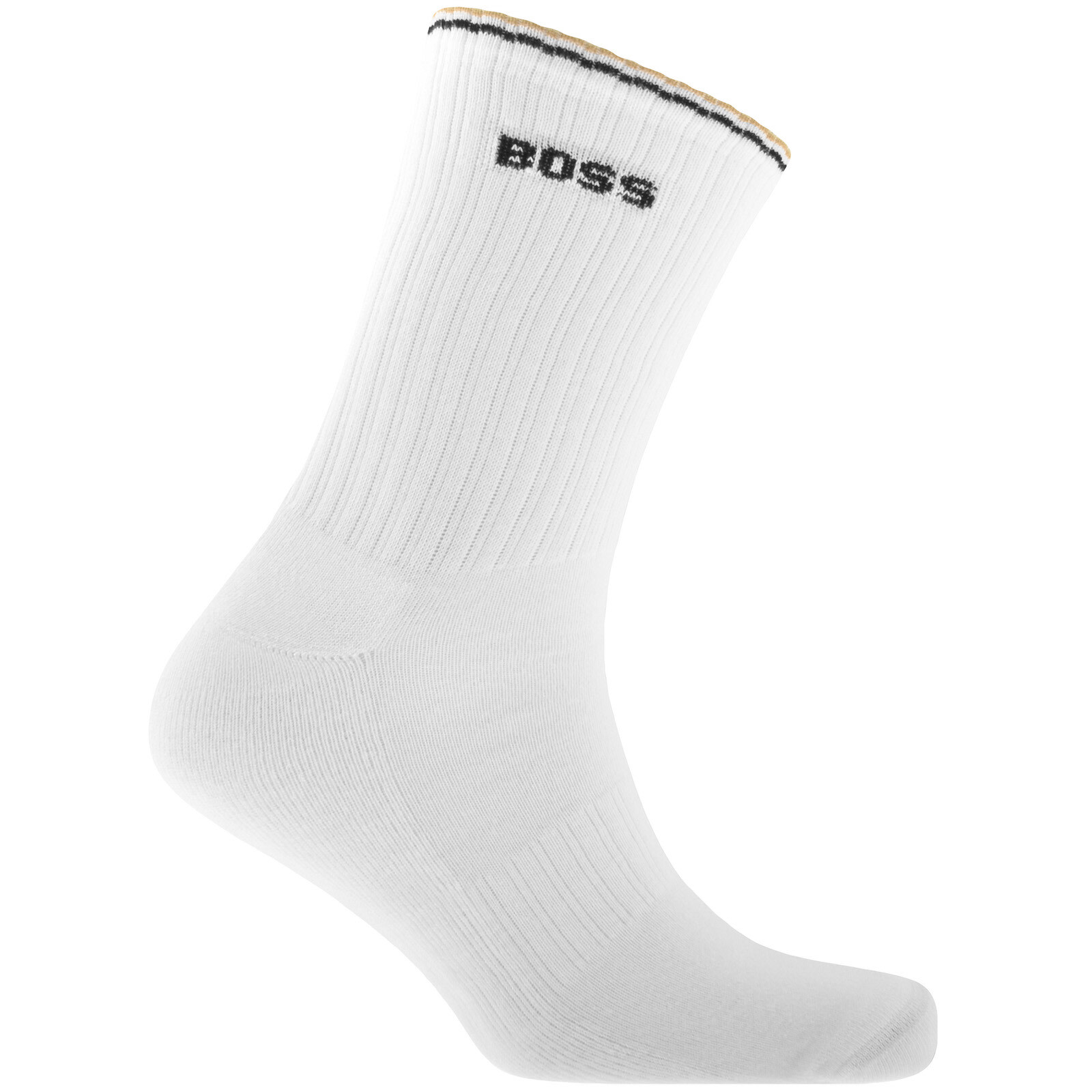 Hugo Boss Boss 3 Pack Quarter Length Rib Socks In Animal Print