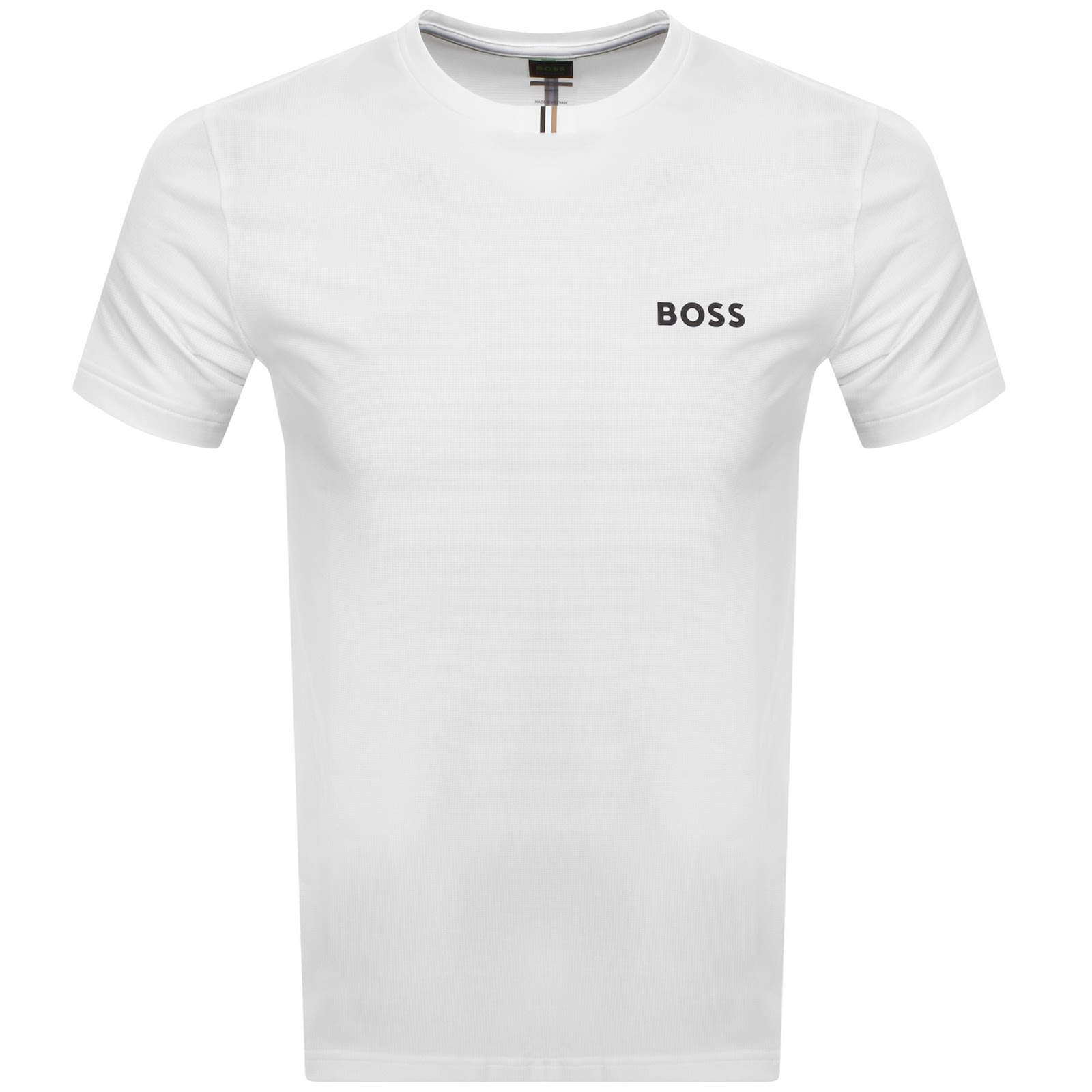 Boss Athleisure Boss Toc Spin Training T Shirt White In White
