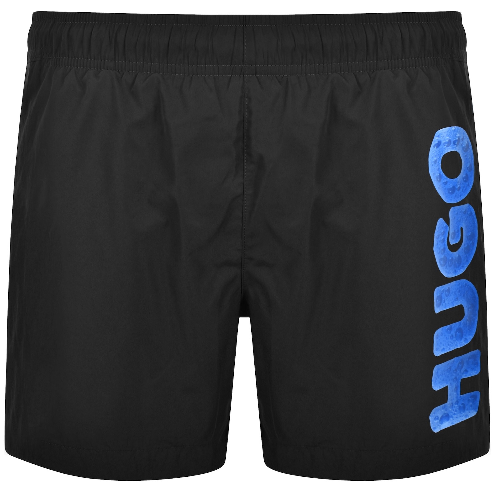 Hugo Blue Splash Swim Shorts Black