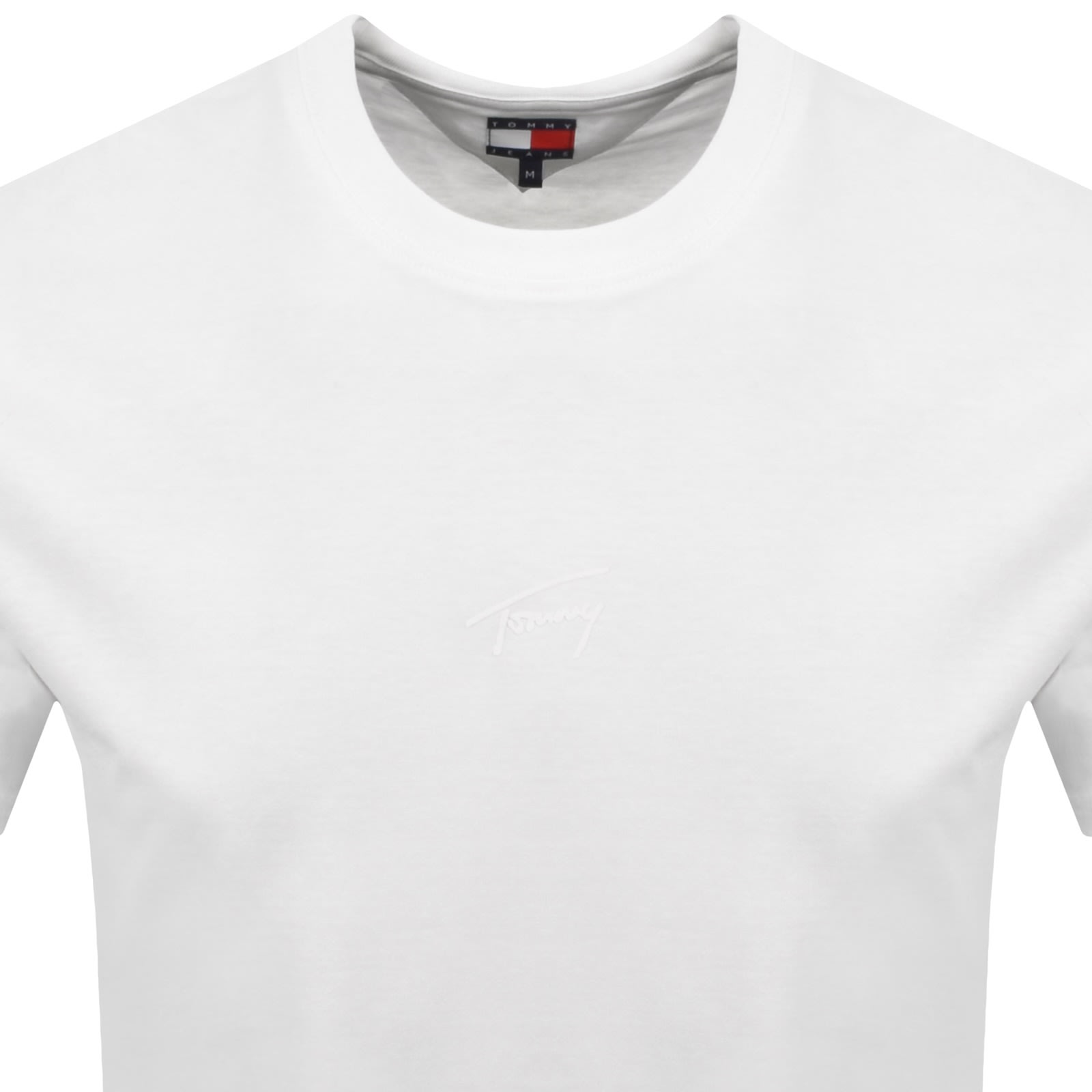 Tommy Jeans Logo T Shirt White In White