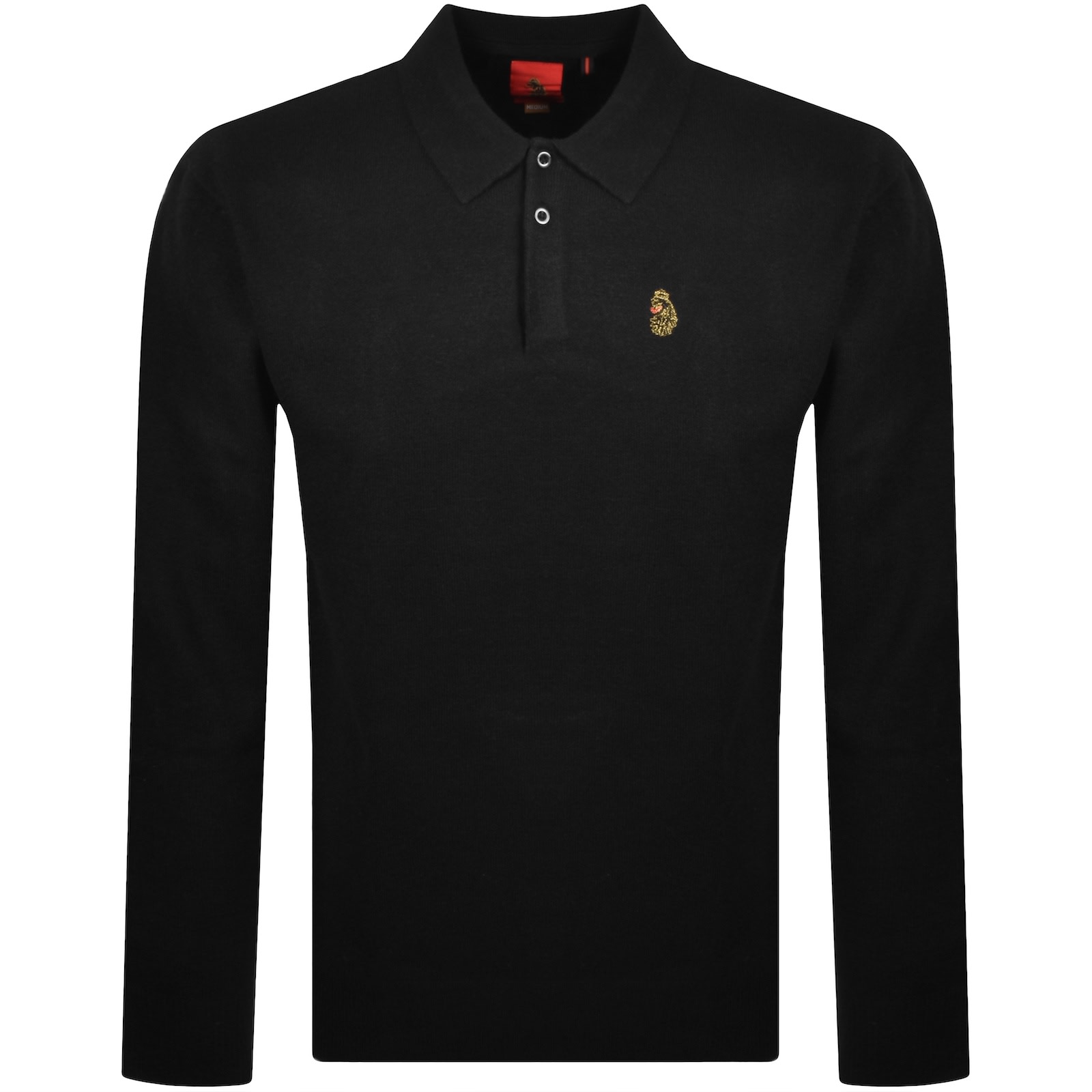 Luke 1977 Duitama Knit Polo Black In Black