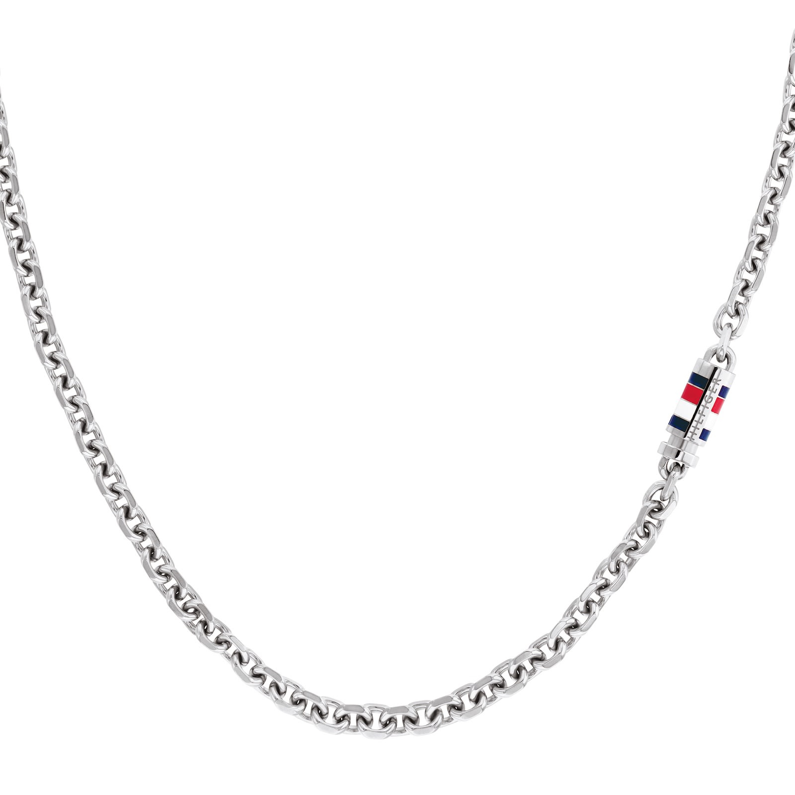Tommy Hilfiger Bruce Necklace Silver In Silver