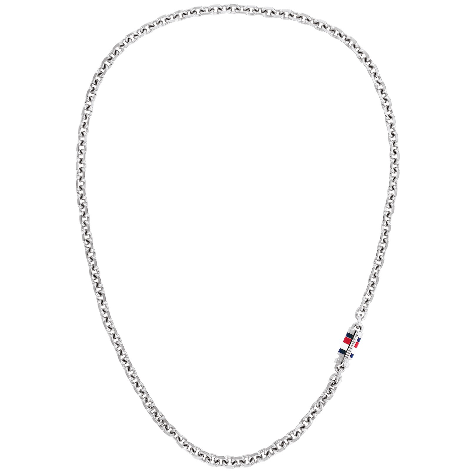 Tommy Hilfiger Bruce Necklace Silver In Silver