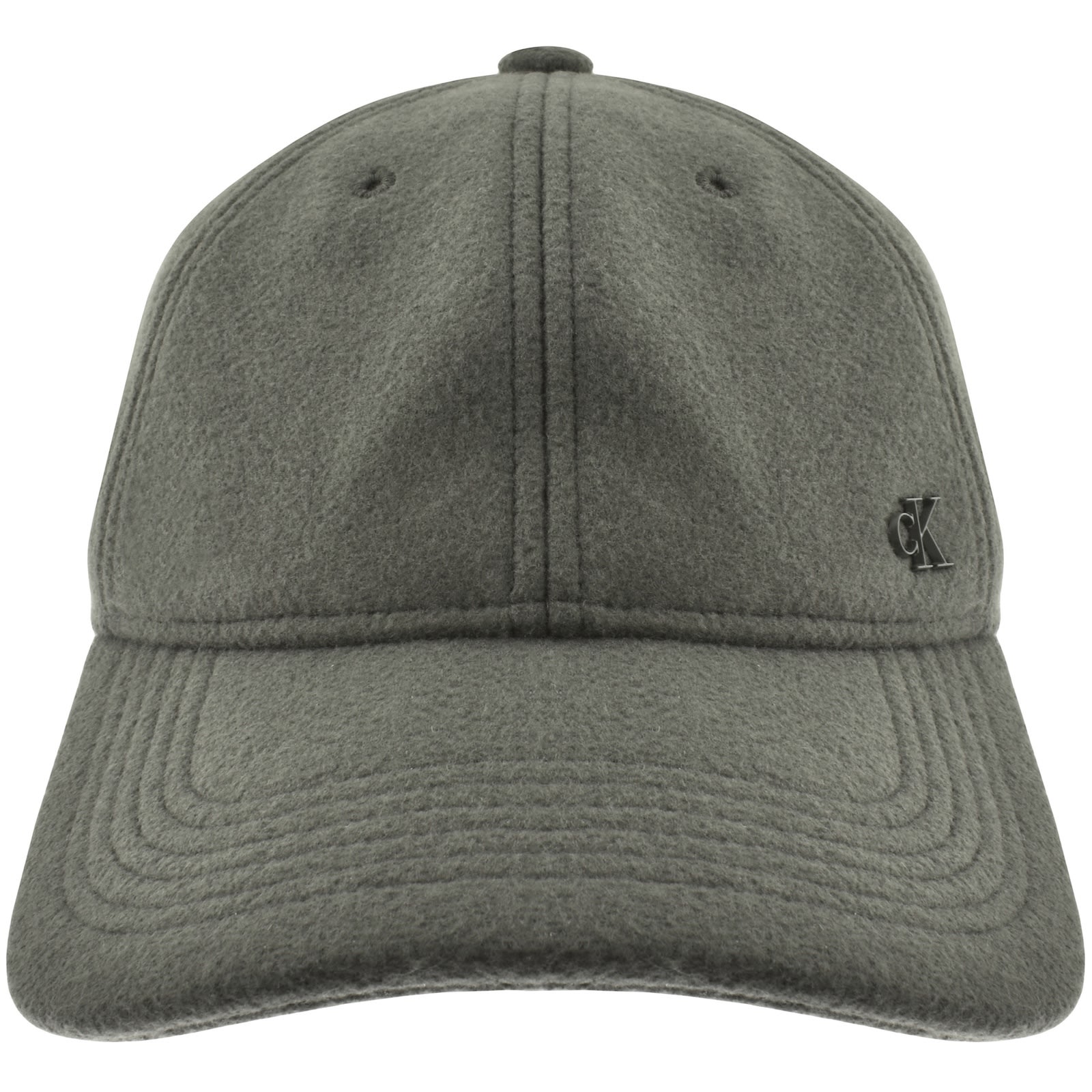Calvin Klein Felt Cap Dark Grey In Gray