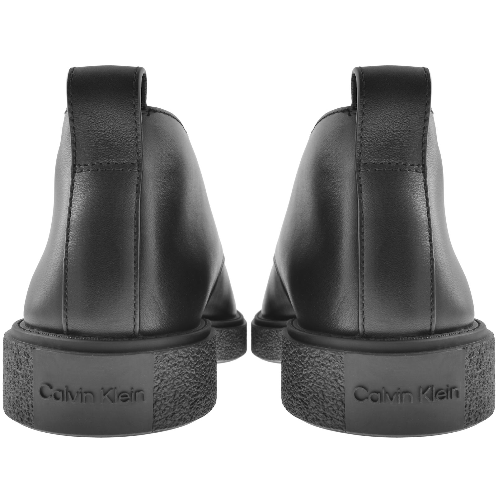 Calvin Klein Desert Boots Triple Black In Black