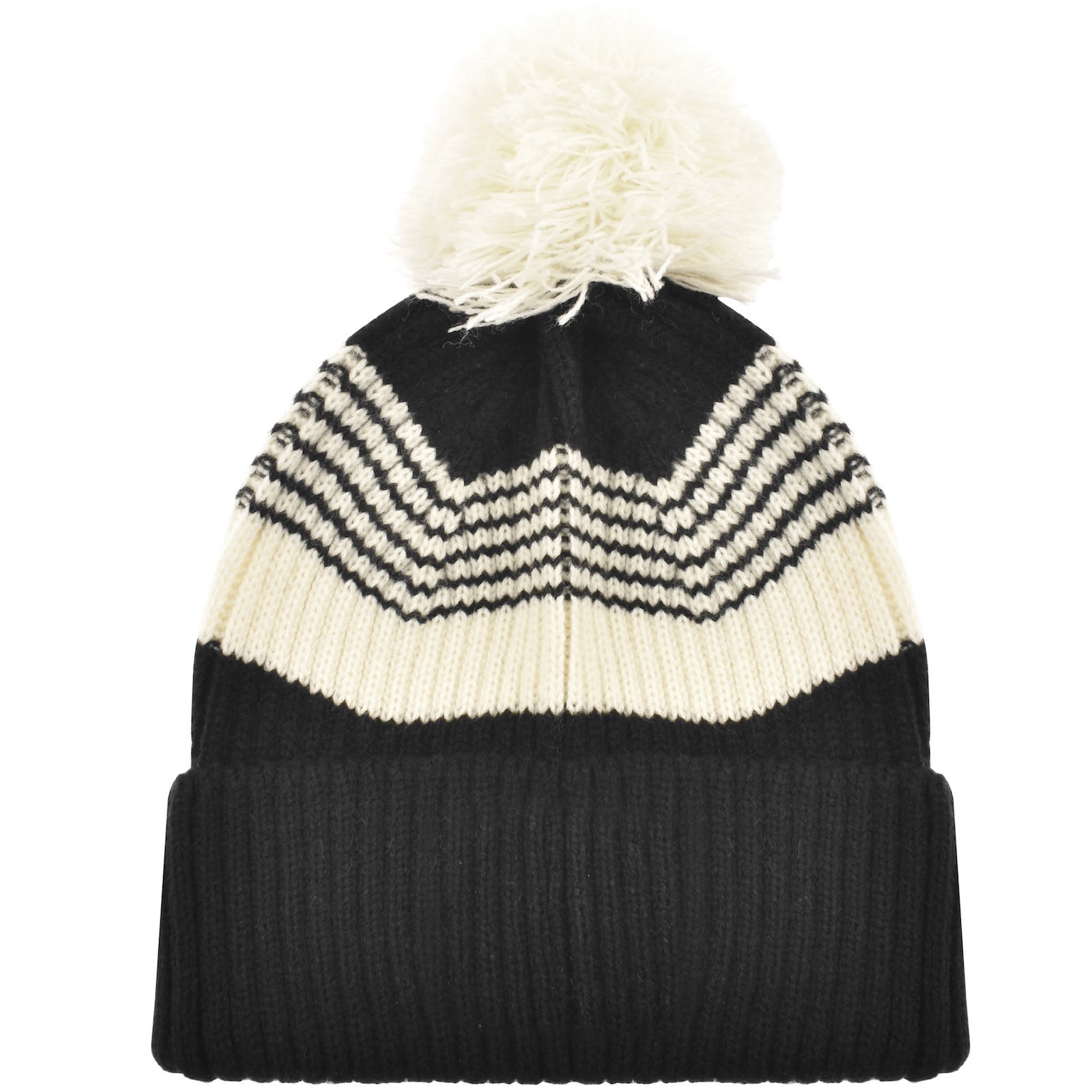 Fila Vintage Fila Renard Pom Beanie Hat Black In Multi