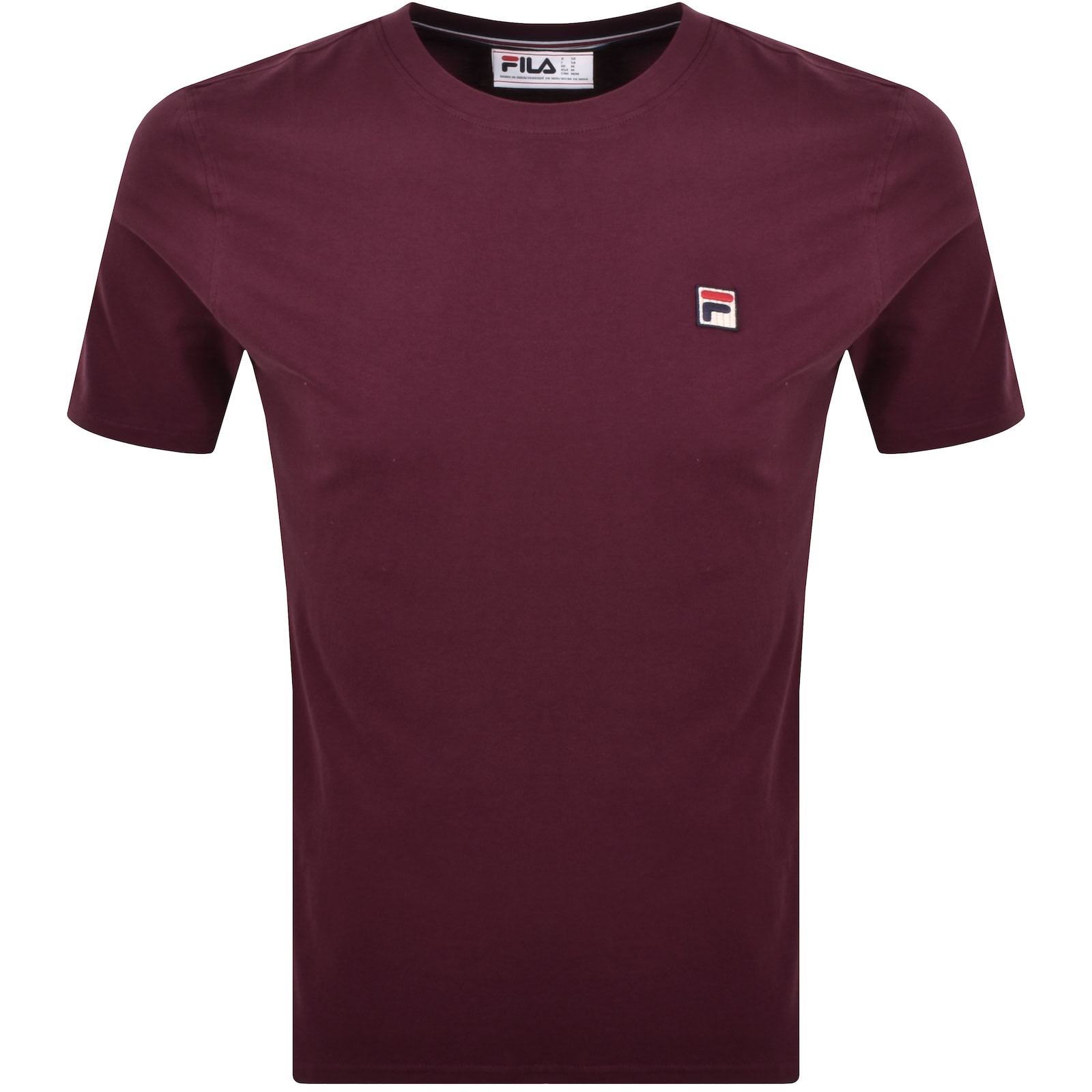 Fila Vintage Sunny 2 Essential T Shirt Burgundy In Burgundy