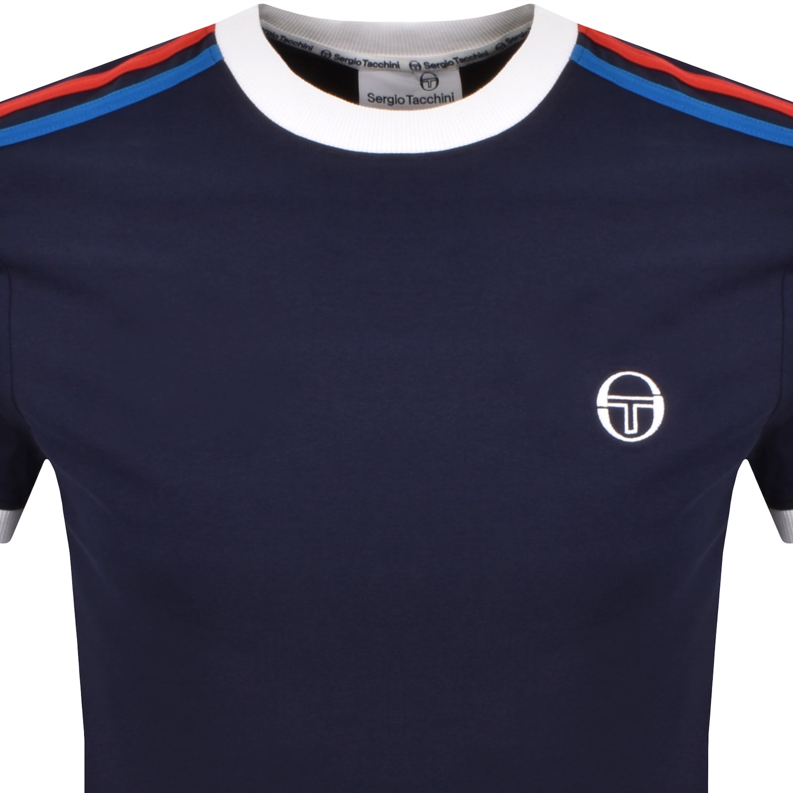 Sergio Tacchini Triste T Shirt Maritime Blue In Blue
