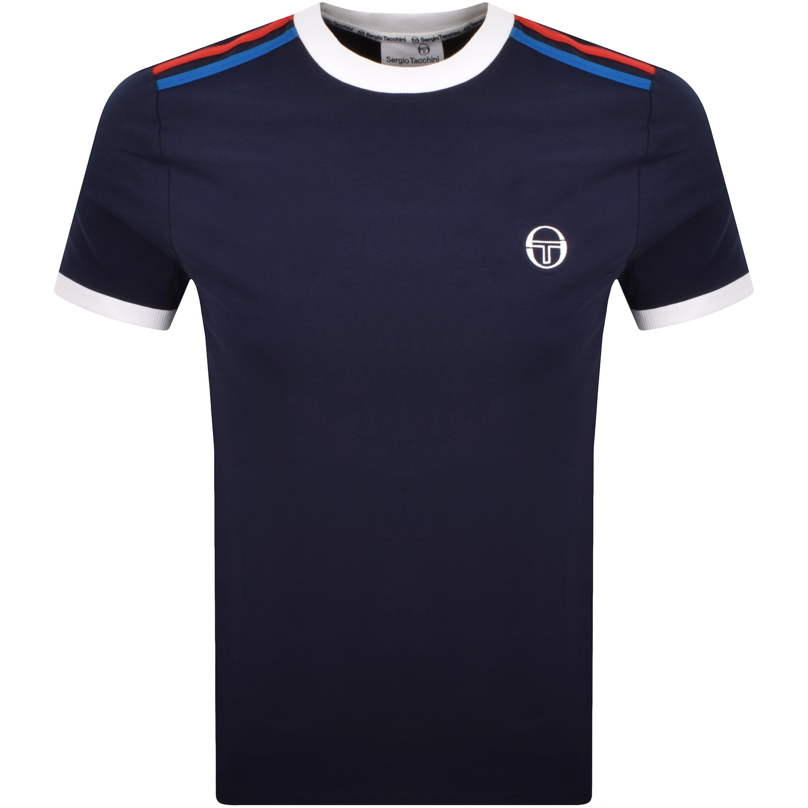 Sergio Tacchini Triste T Shirt Maritime Blue In Blue