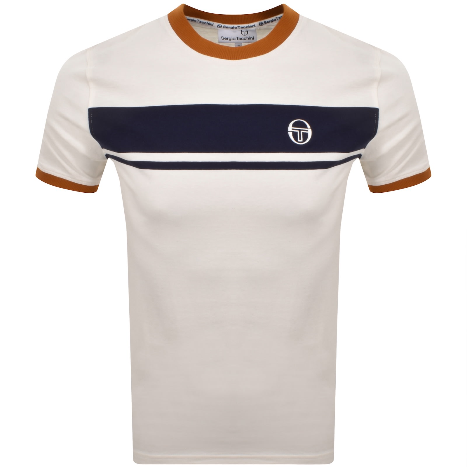Sergio Tacchini Master T Shirt Gardenia In White