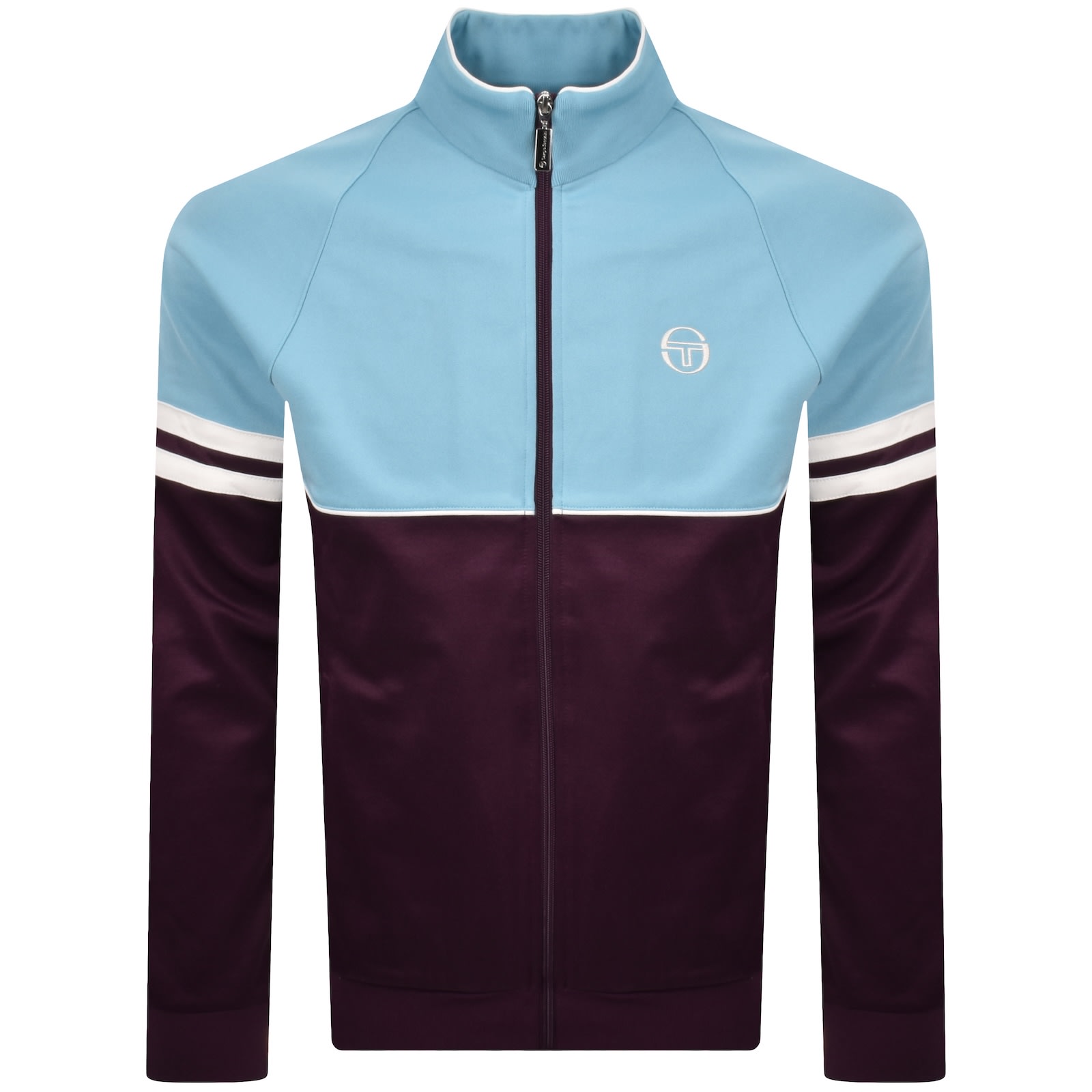Sergio Tacchini Orion Track Top Milky Blue In Blue