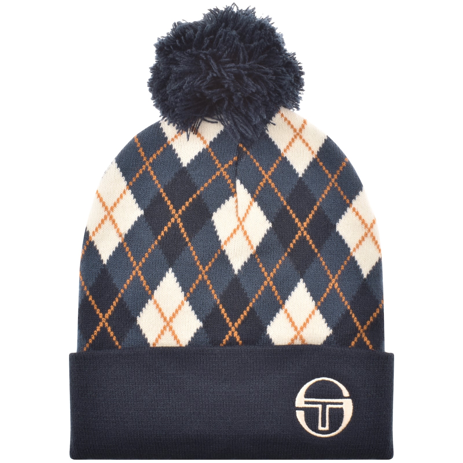 Sergio Tacchini Hamilton Argyle Beanie Blue
