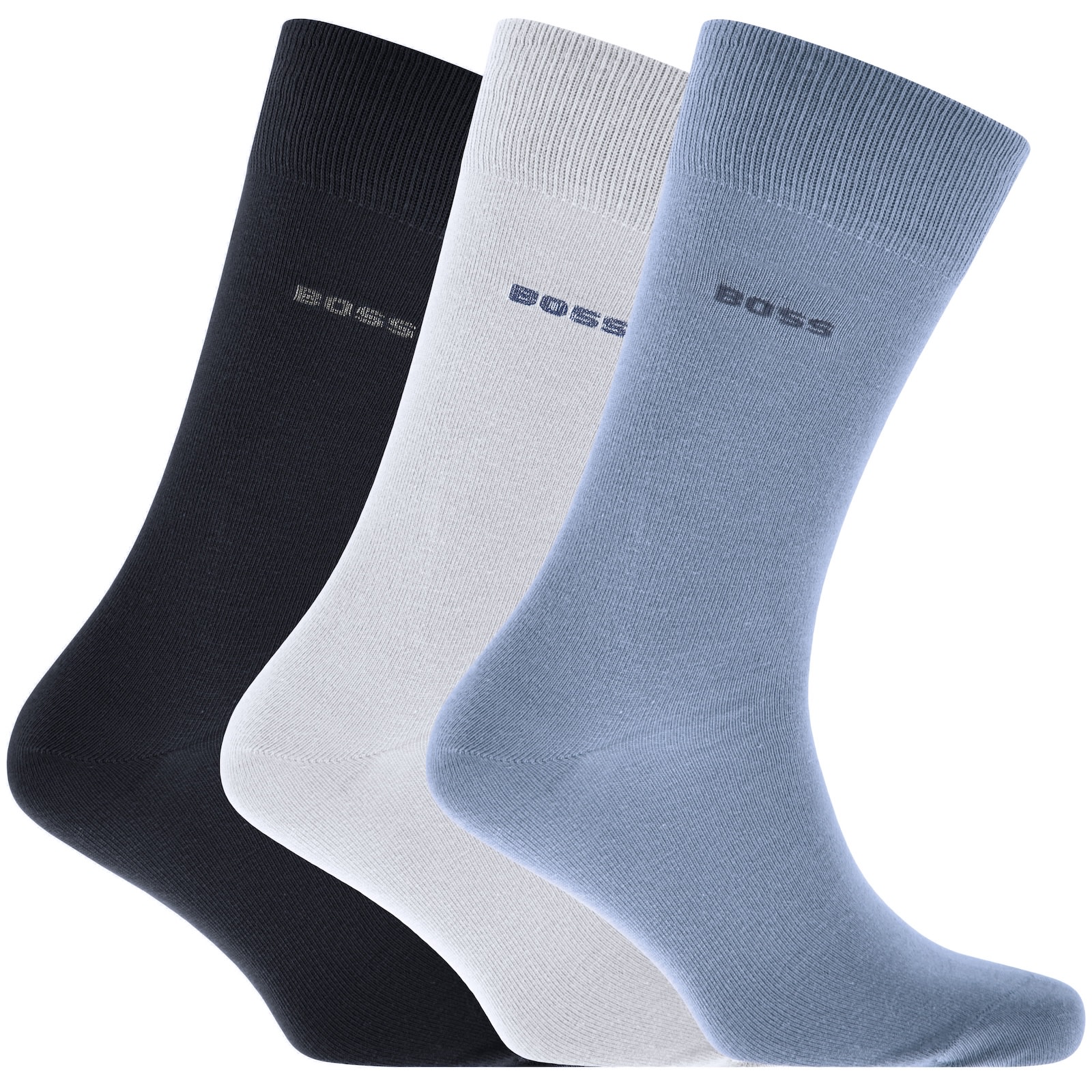 Hugo Boss Boss 3 Pack Crew Socks In Multi