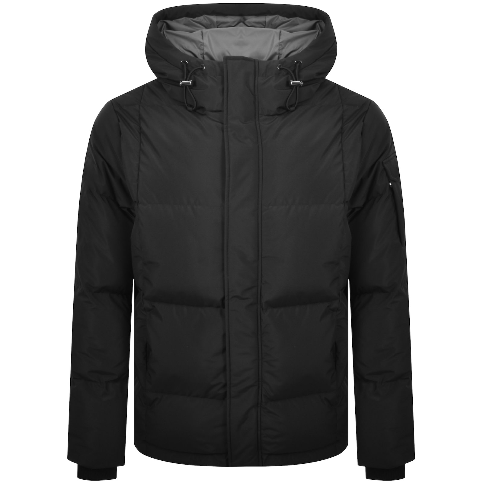 Sandbanks Baffle Puffer Jacket Black In Black