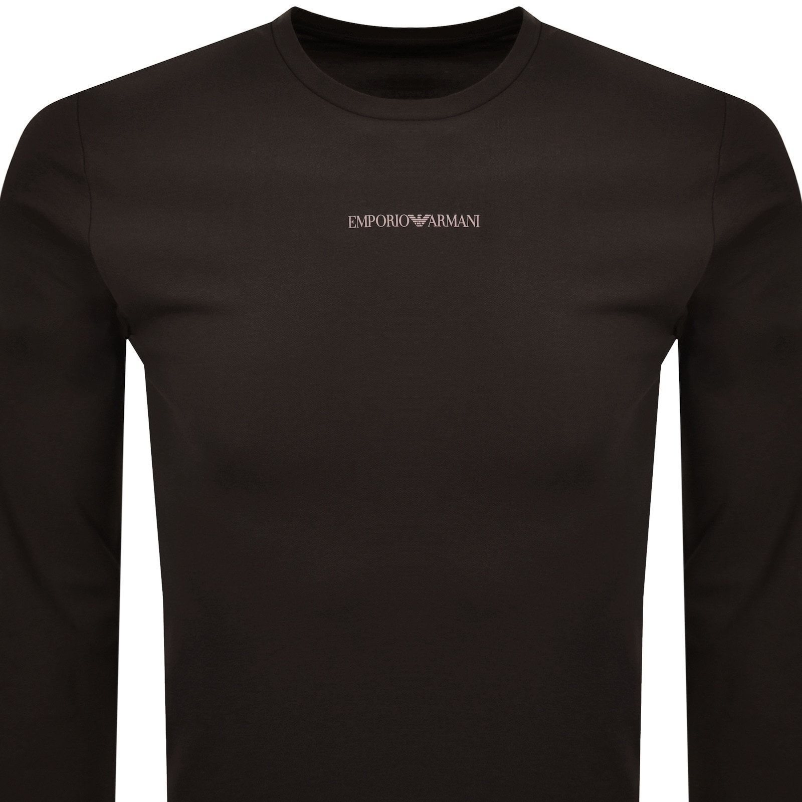 Armani Collezioni Emporio Armani Lounge T Shirt Choco Brown In Brown