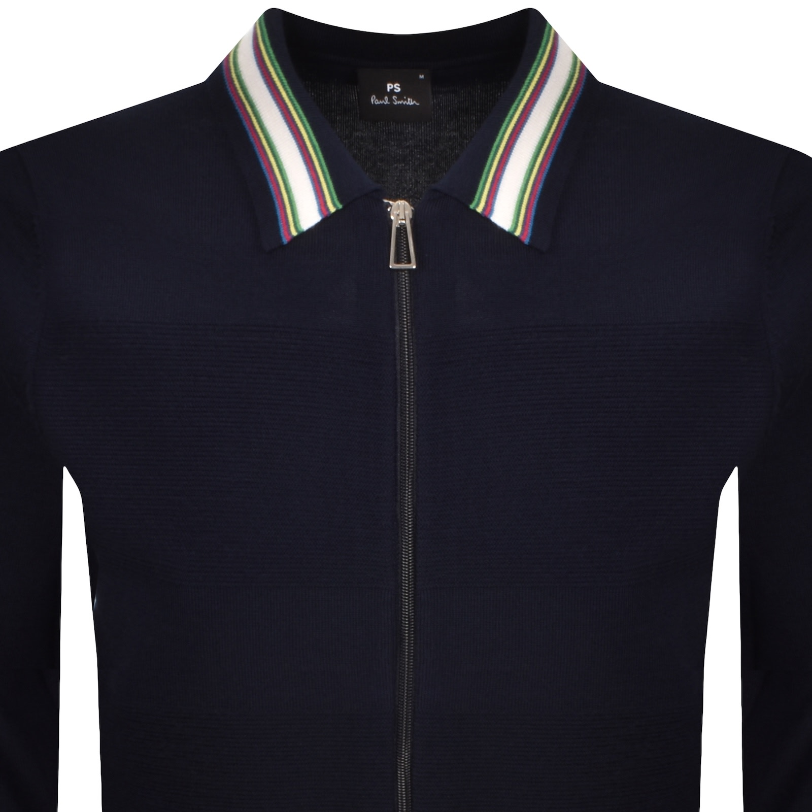 Paul Smith Full Zip Knit Cardigan Navy In Blue