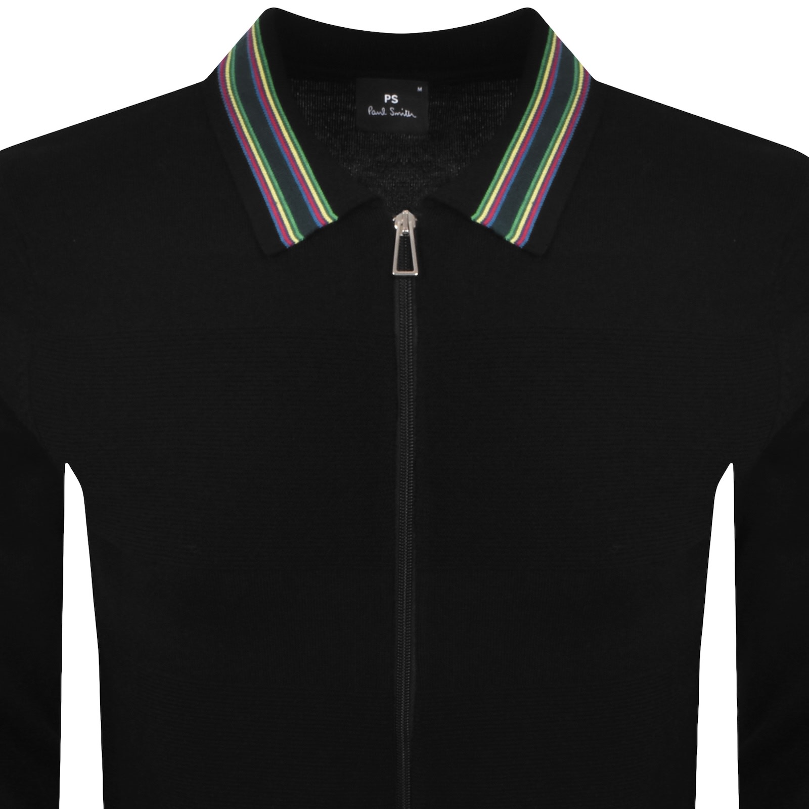 Paul Smith Full Zip Knit Cardigan Black In Black