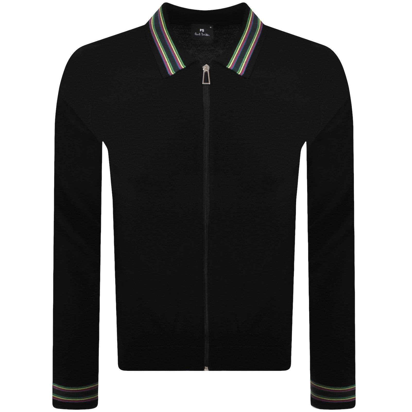 Paul Smith Full Zip Knit Cardigan Black