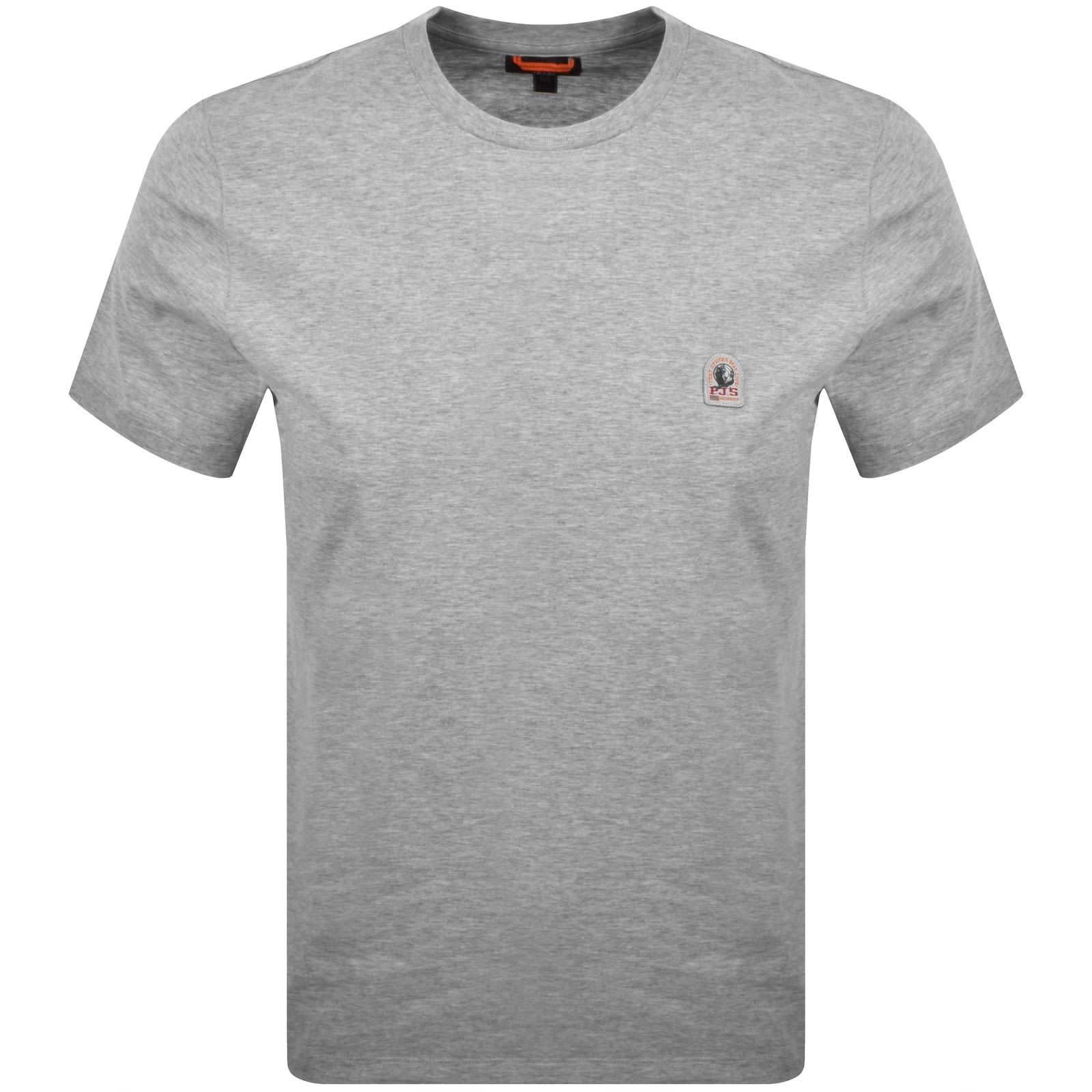 Parajumpers Patch T Shirt Ash Grey In Gray