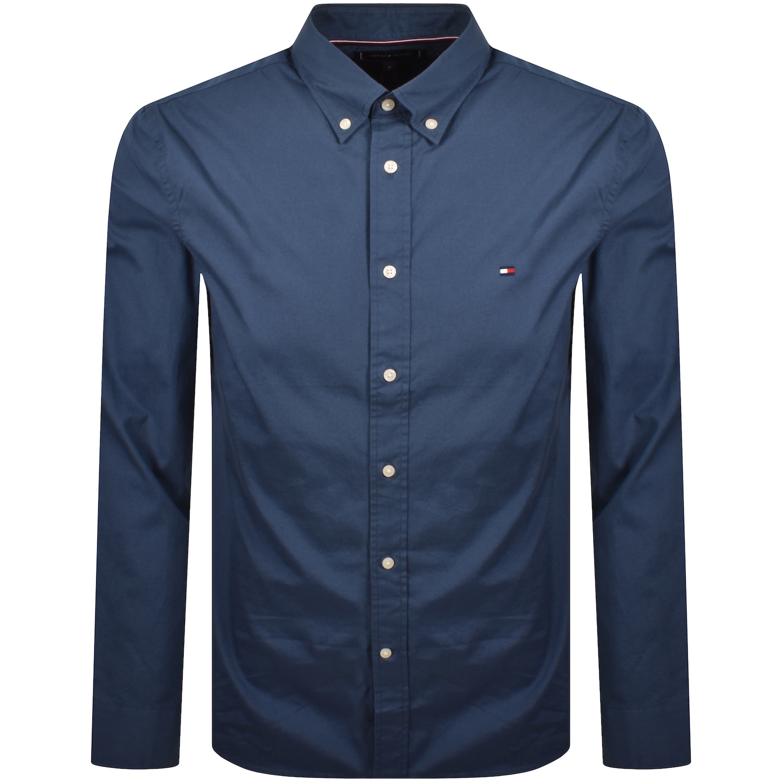Tommy Hilfiger Flex Poplin Regular Fit Shirt Blue