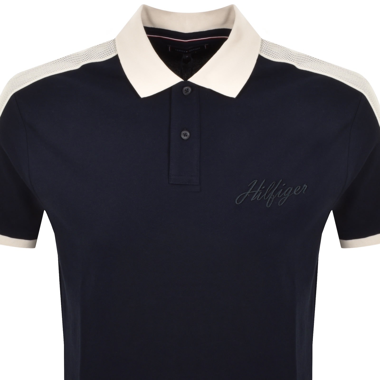 Tommy Hilfiger Polo T Shirt Navy In Black