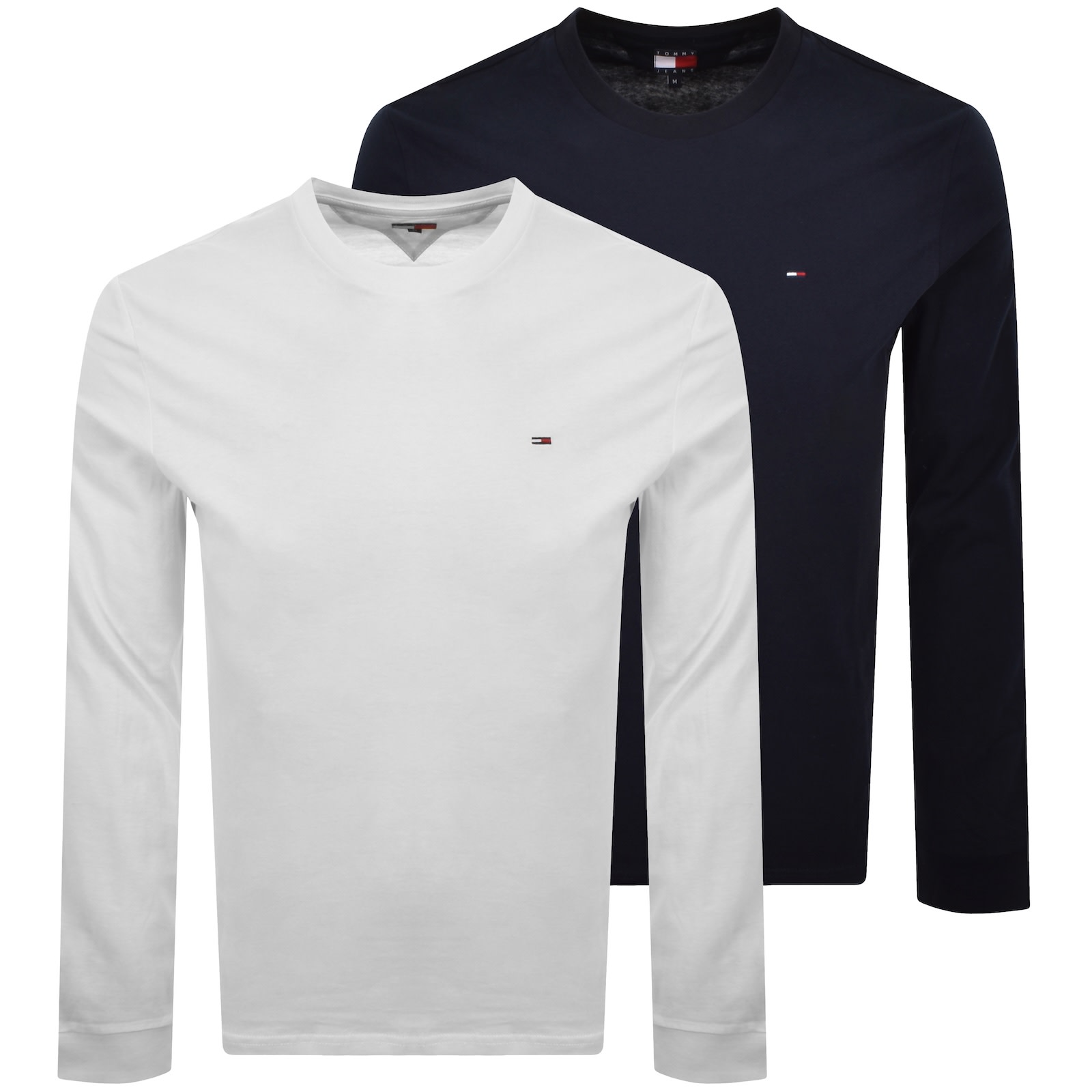 Tommy Jeans 2 Pack T Shirts Navy And Ecru In Multi