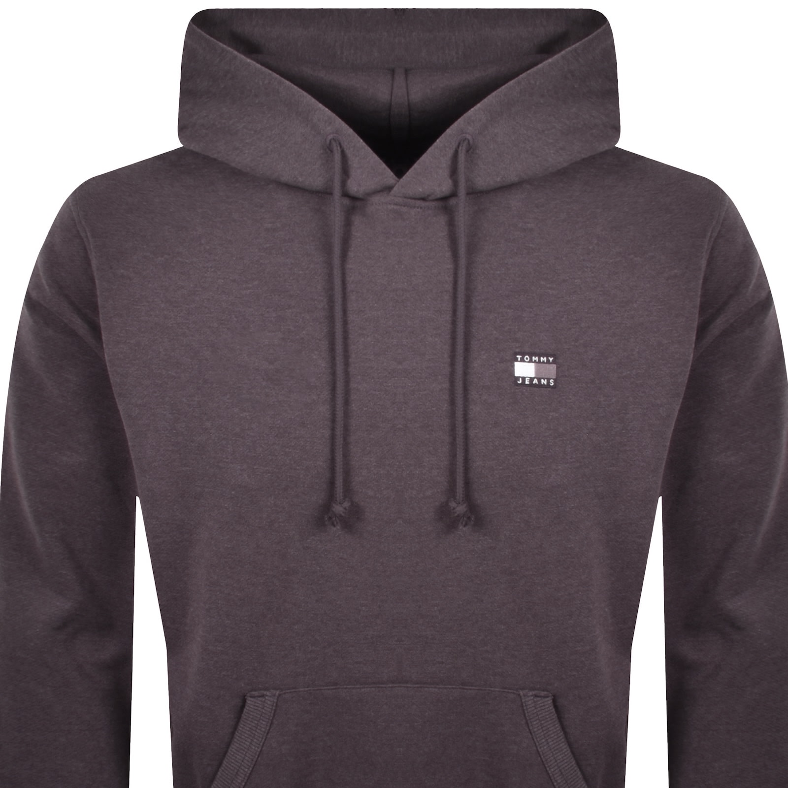 Tommy Jeans Badge Hoodie Brown In Brown