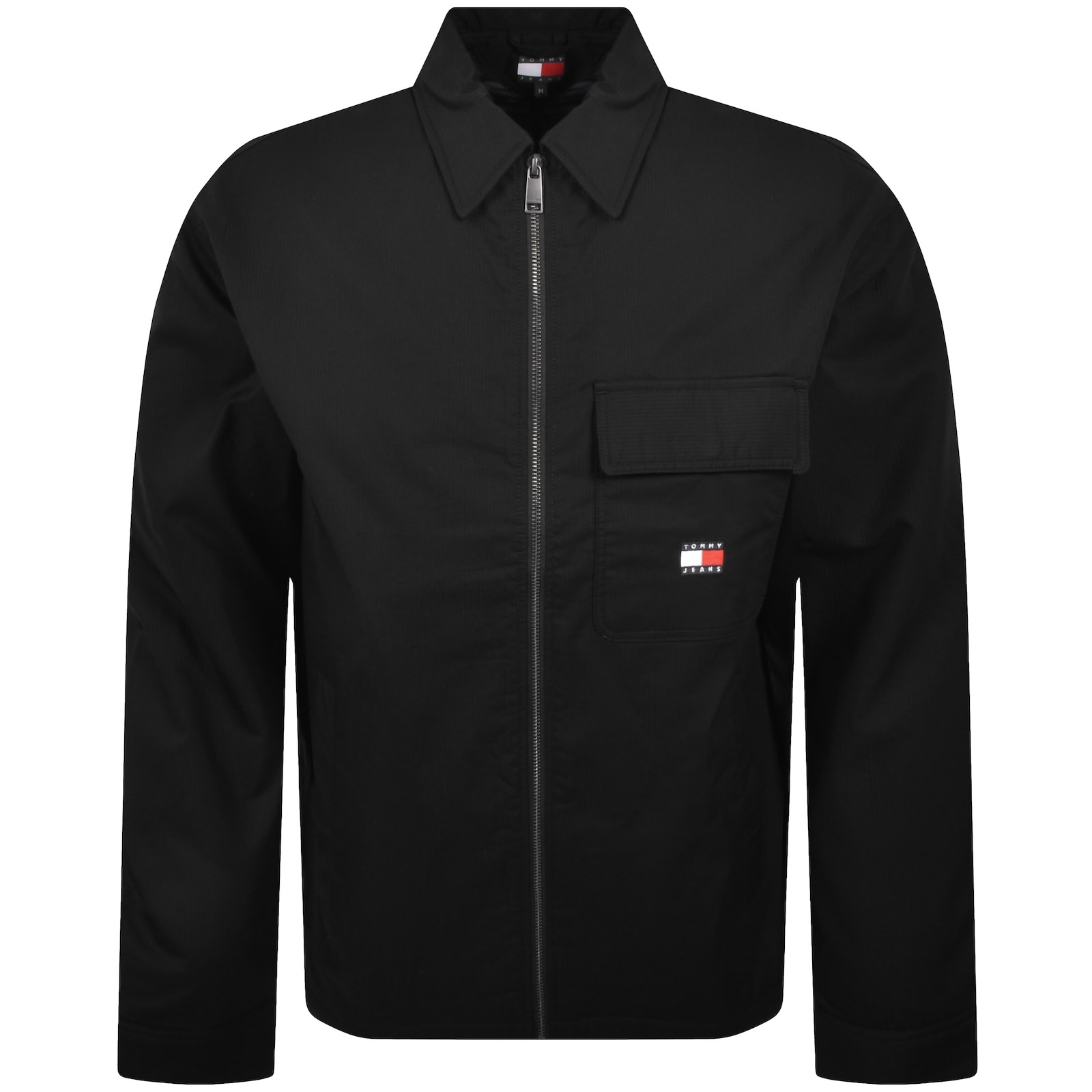 Tommy Jeans Padded Corduroy Overshirt Black