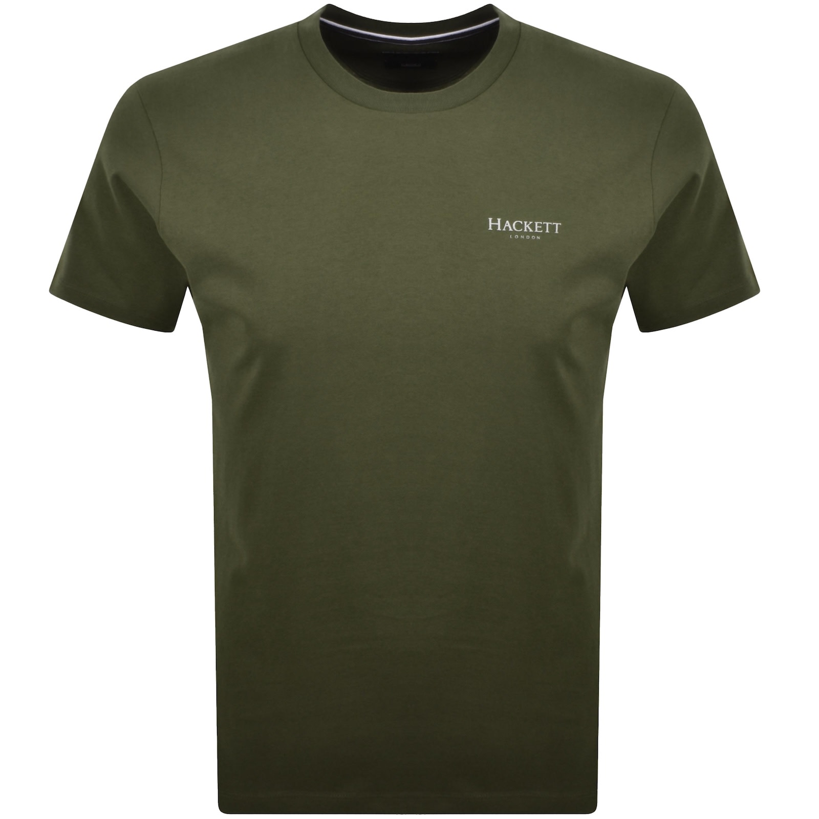 Hackett Small Logo T Shirt Green