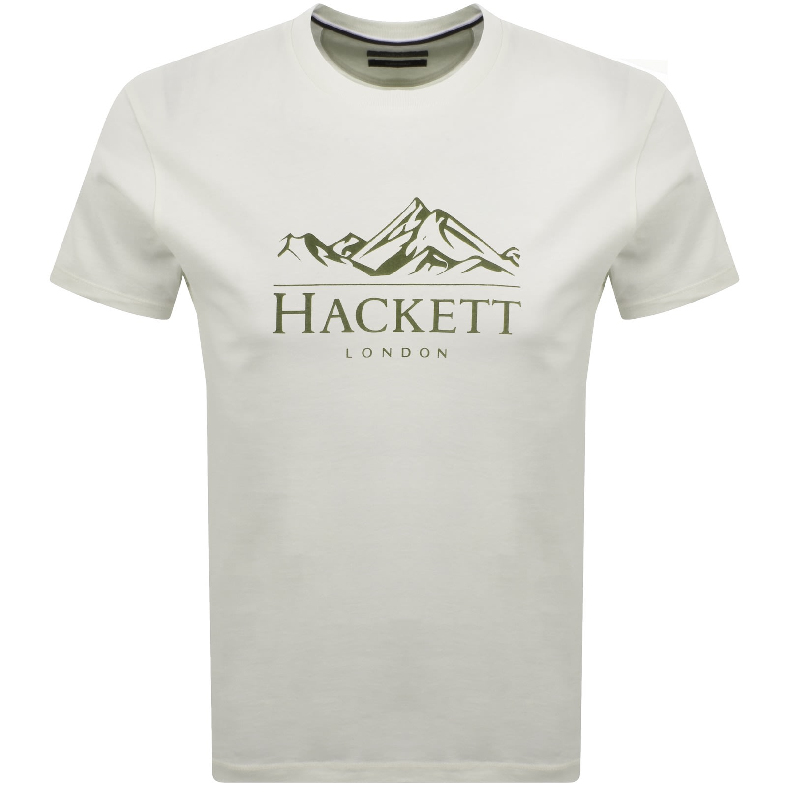 Hackett Heritage Peaks T Shirt Off White