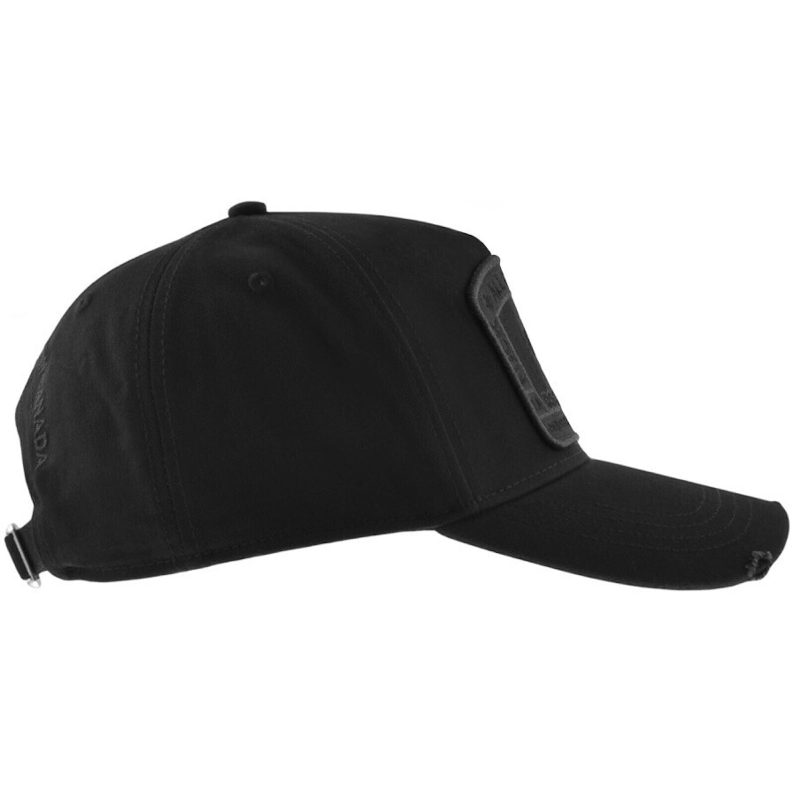 Dsquared2 Canada Patch Baseball Cap Black In Black