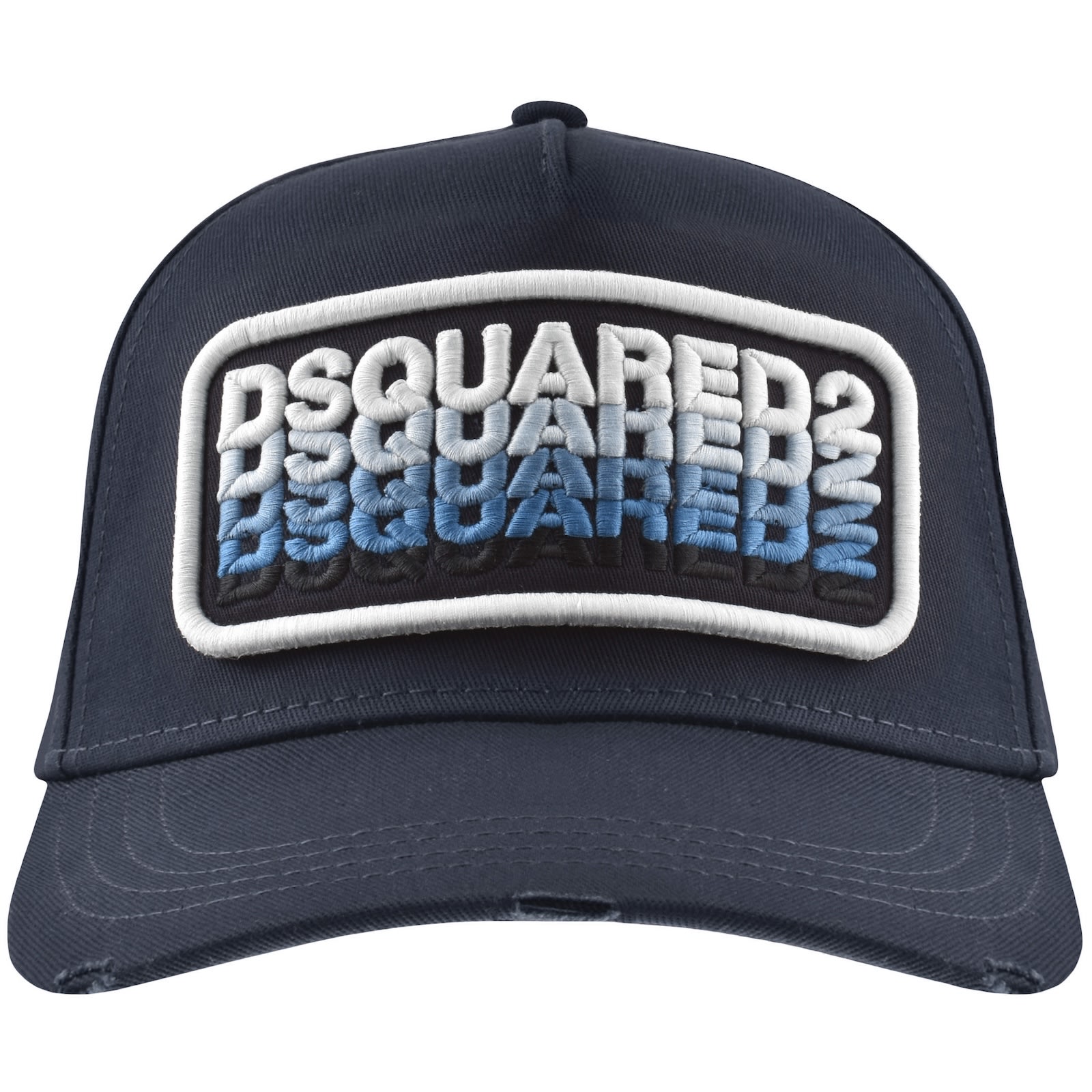 Dsquared2 Patch Baseball Cap Navy In Blue