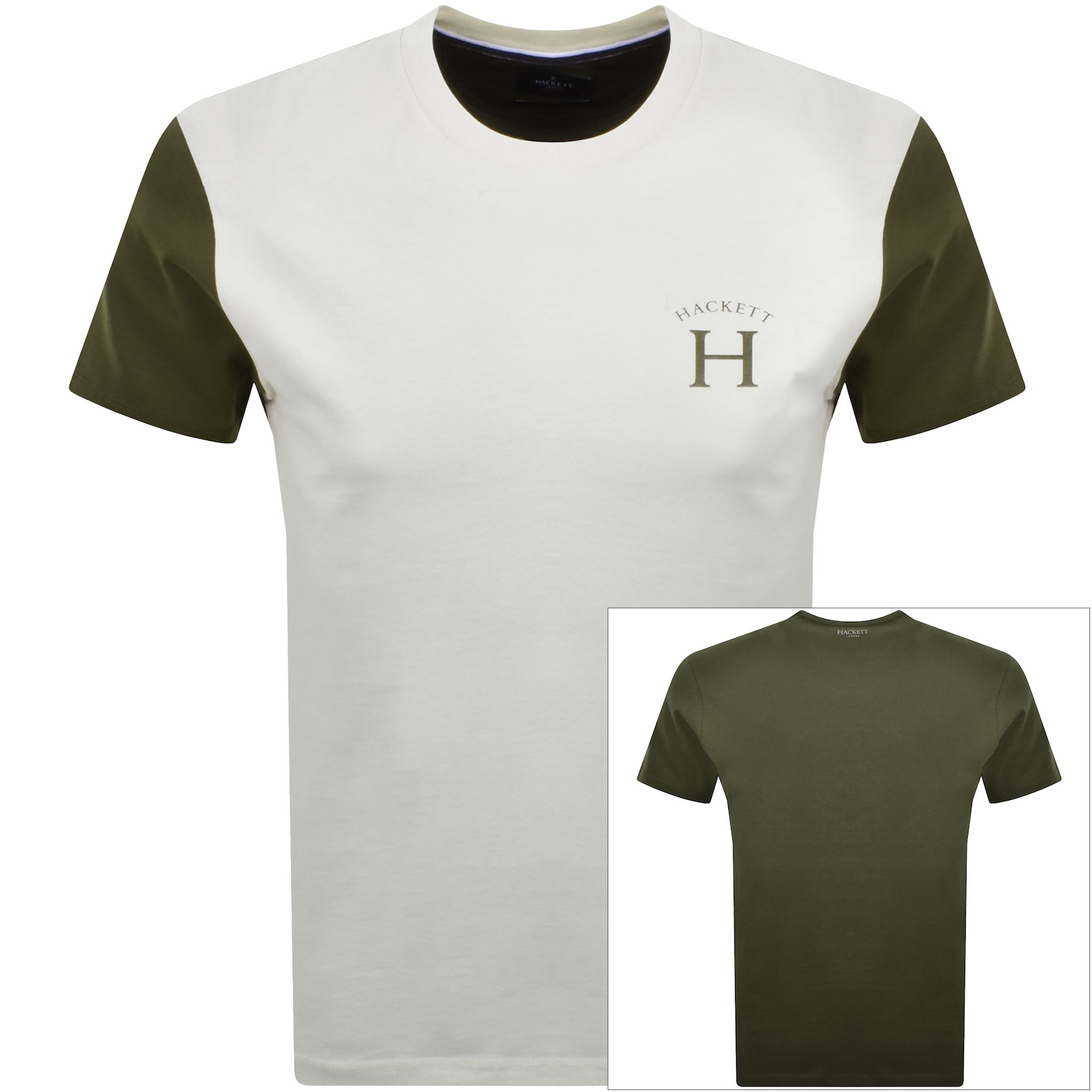 Hackett Multi T Shirt Off White