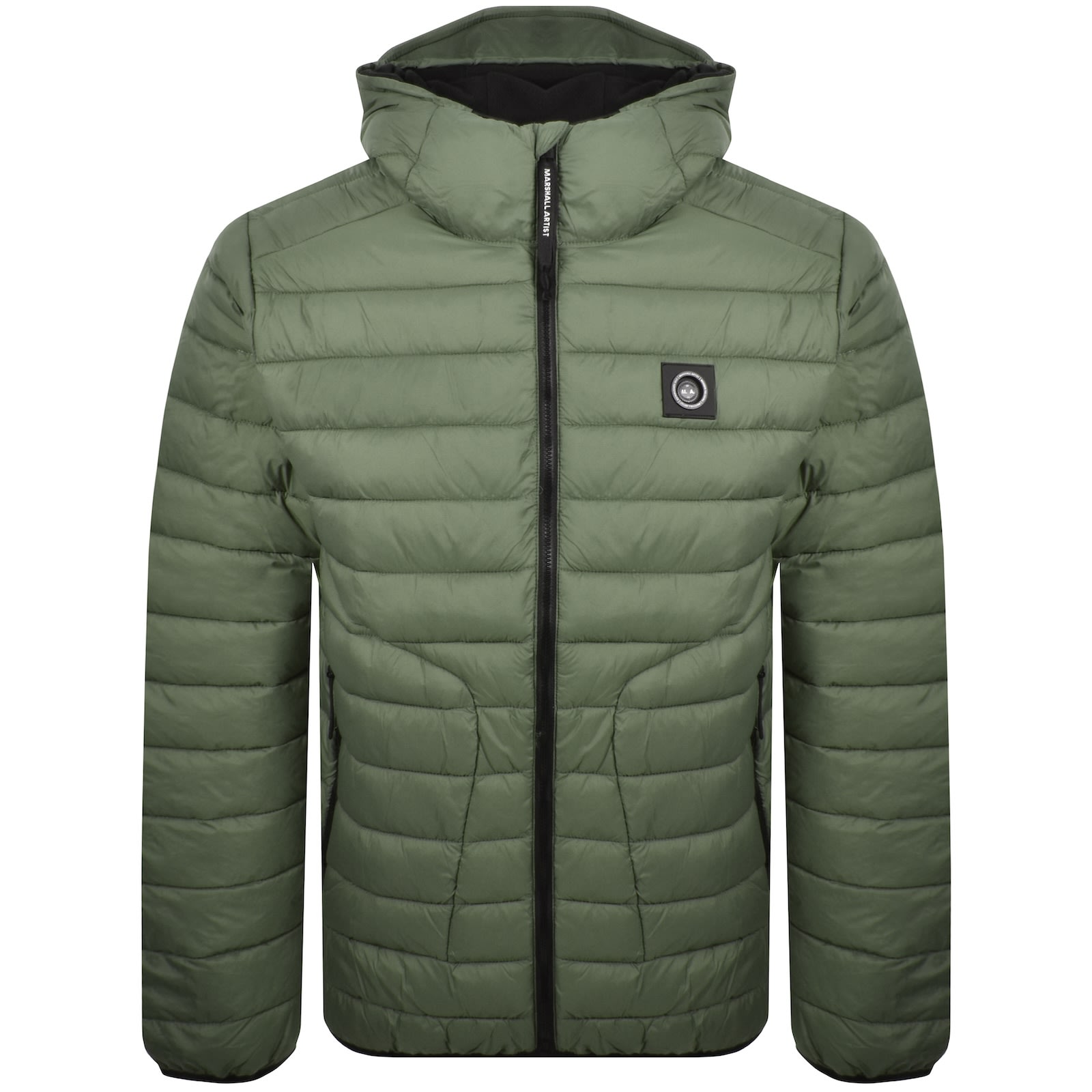 Marshall Artist Ashdale Bubble Jacket Khaki In Brown