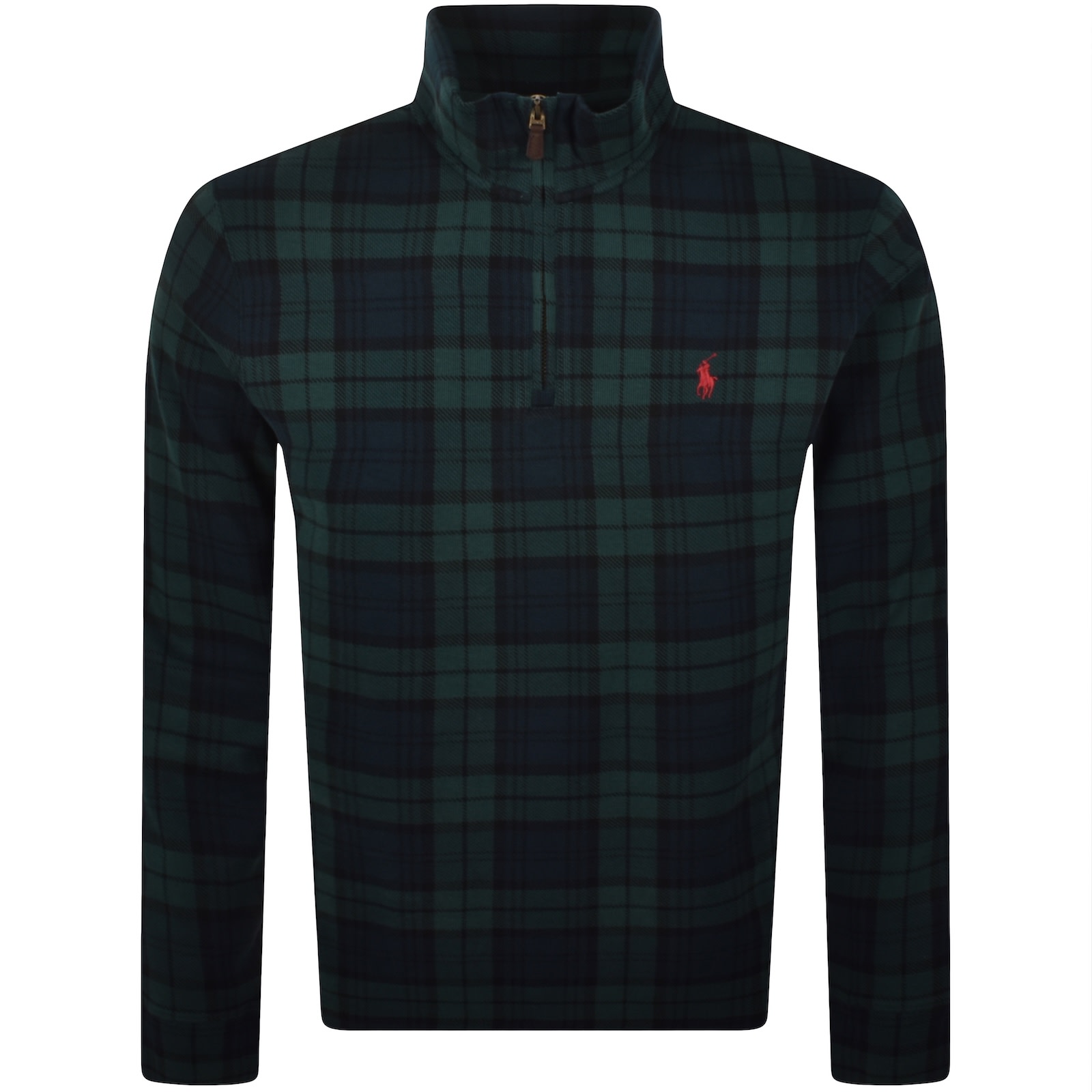 Ralph Lauren Half Zip Sweatshirt Green