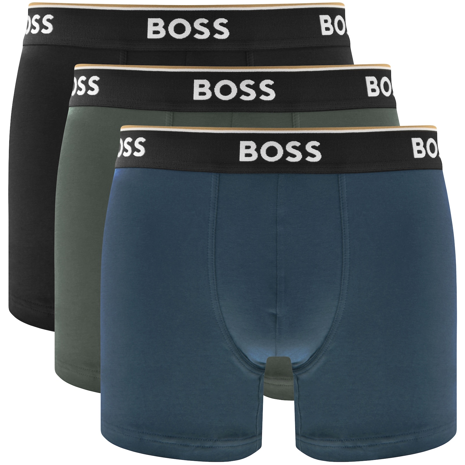 Hugo Boss Boss Underwear 3 Pack Power Boxer Briefs In Multi